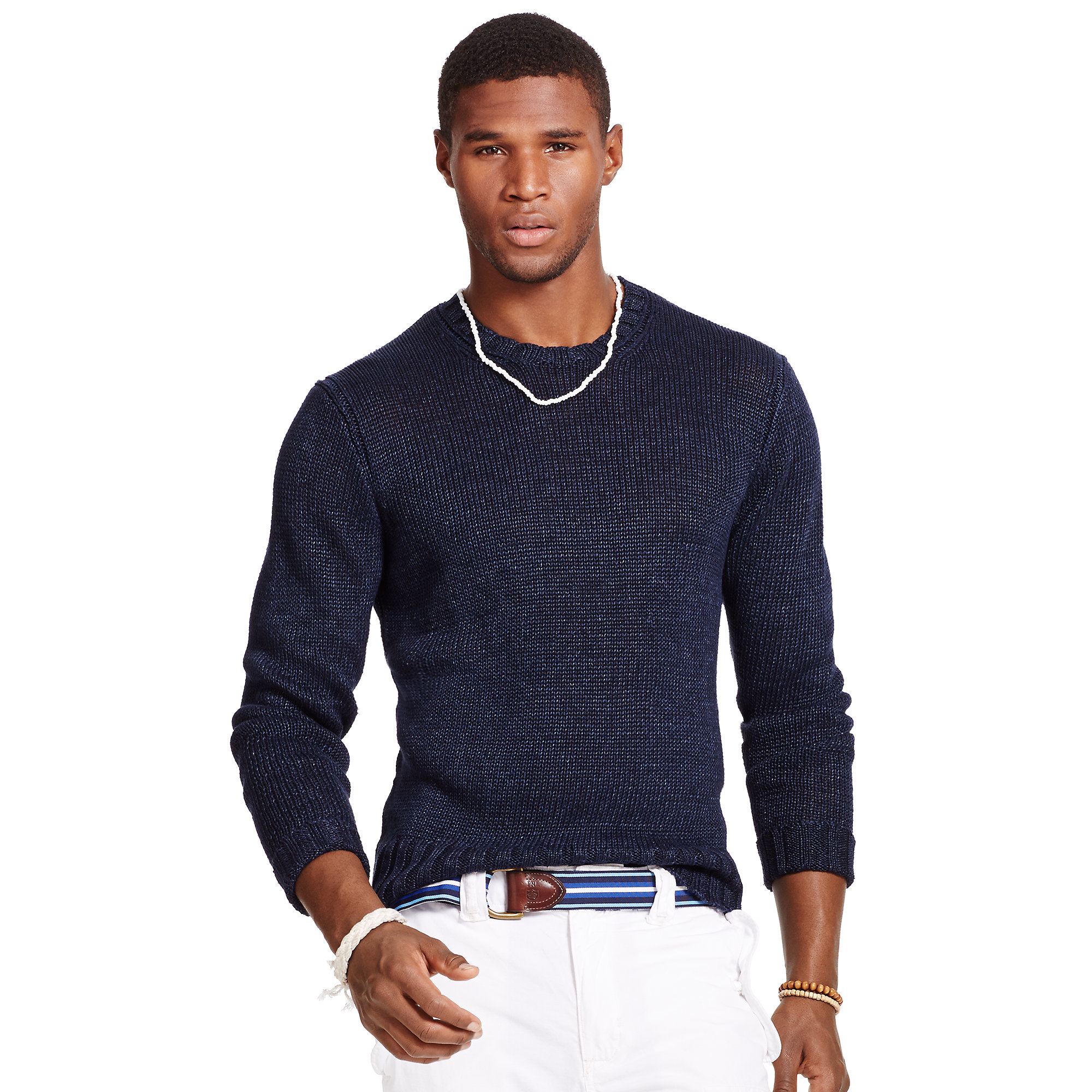 sweater with polo underneath