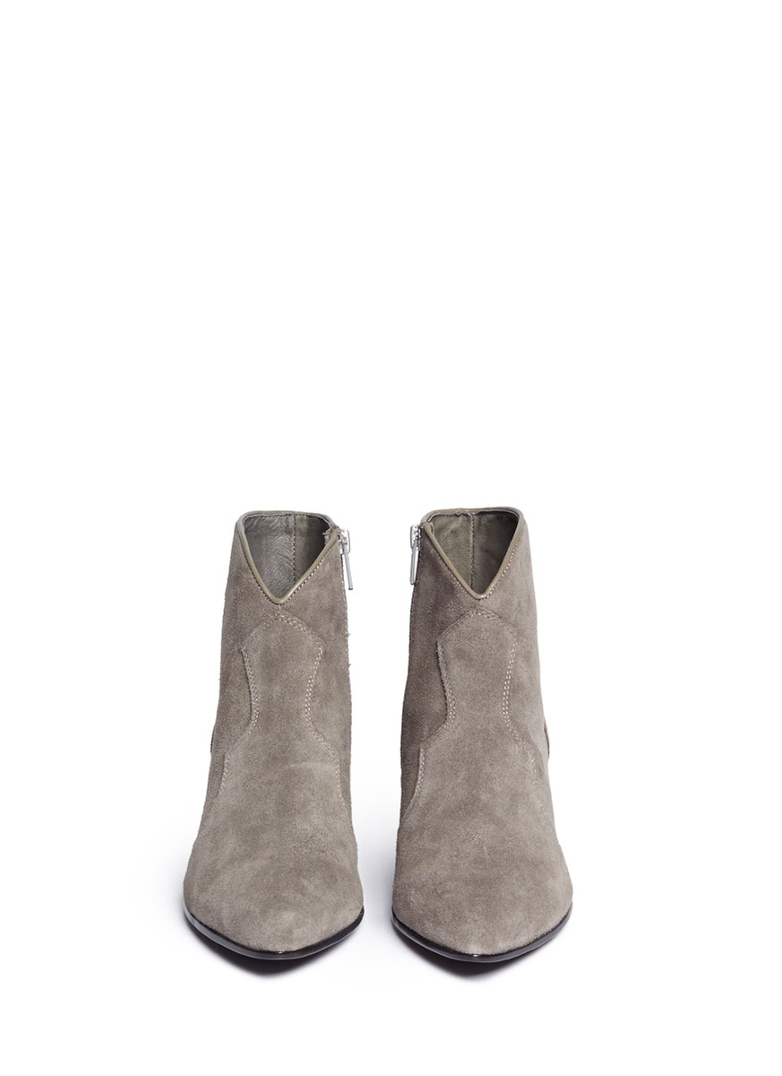 Lyst - Ash Hurrican Suede Cowboy Boots in Gray