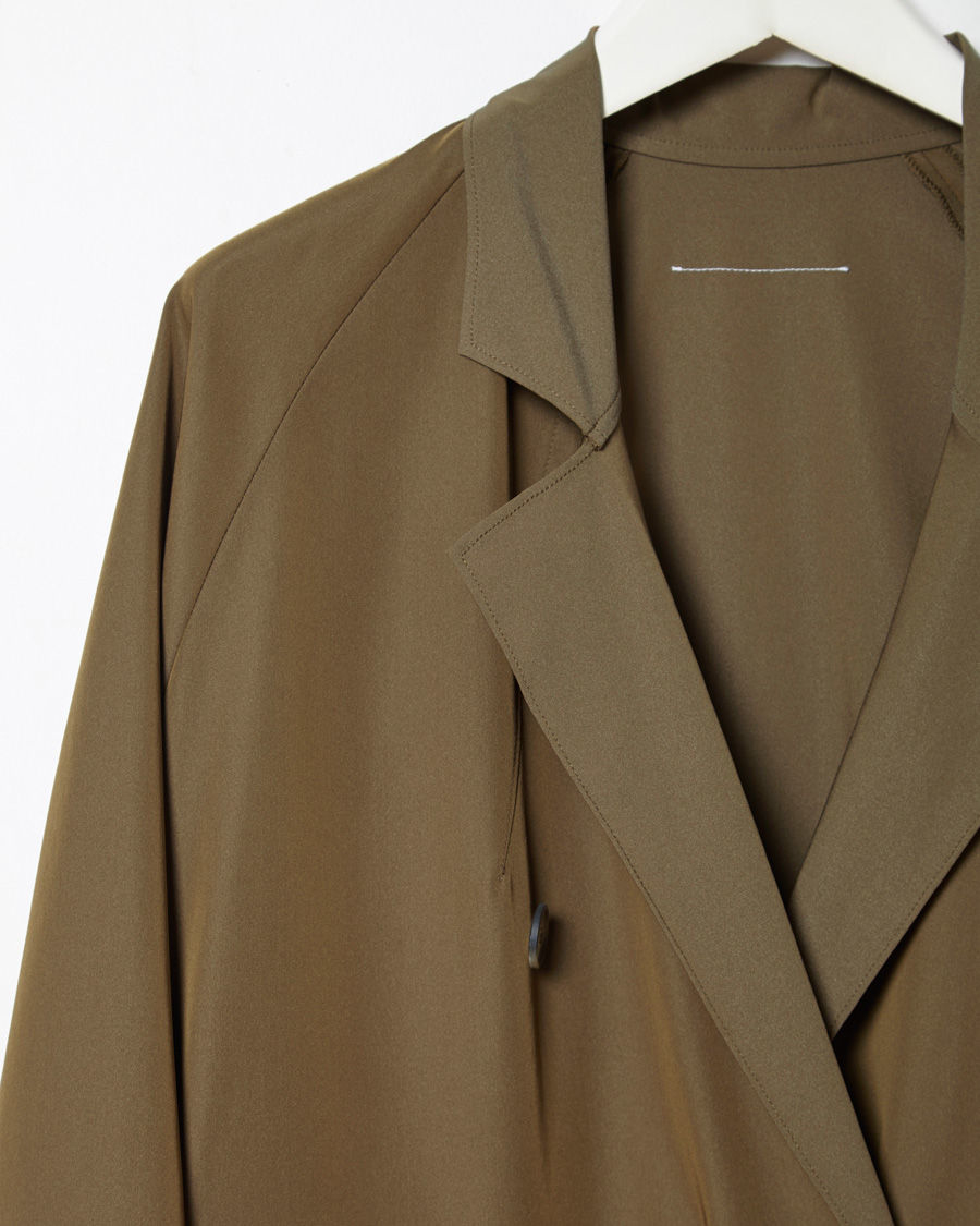 MM6 by Maison Martin Margiela Synthetic Unlined Trench Coat in Olive ...
