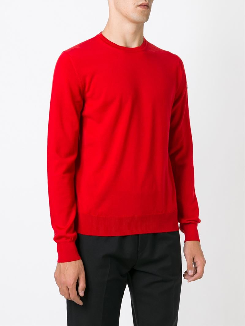 moncler red sweater moncler red sweater