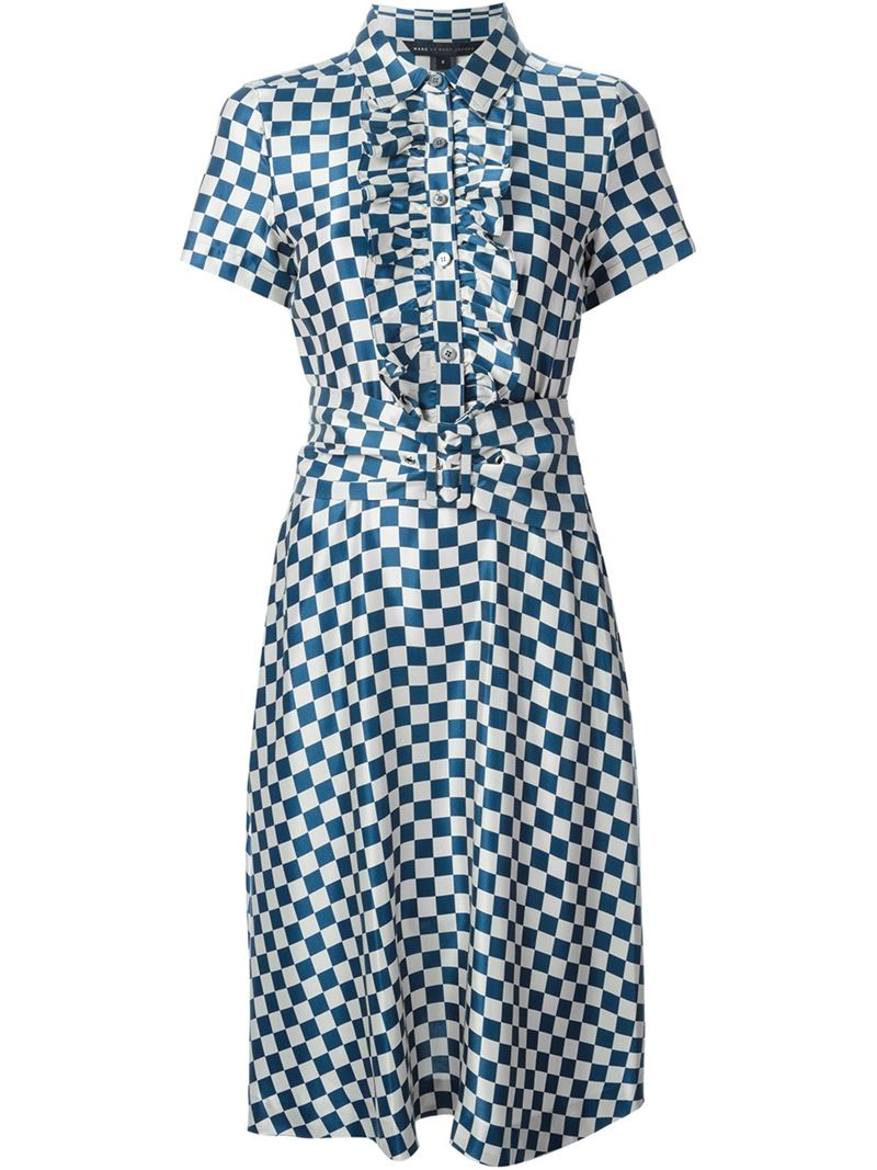Marc by marc jacobs Toto Plaid Crepe Dress - Cambridge Red Multi ... Marc by marc jacobs Toto Plaid Crepe Dress - Cambridge Red Multi ...