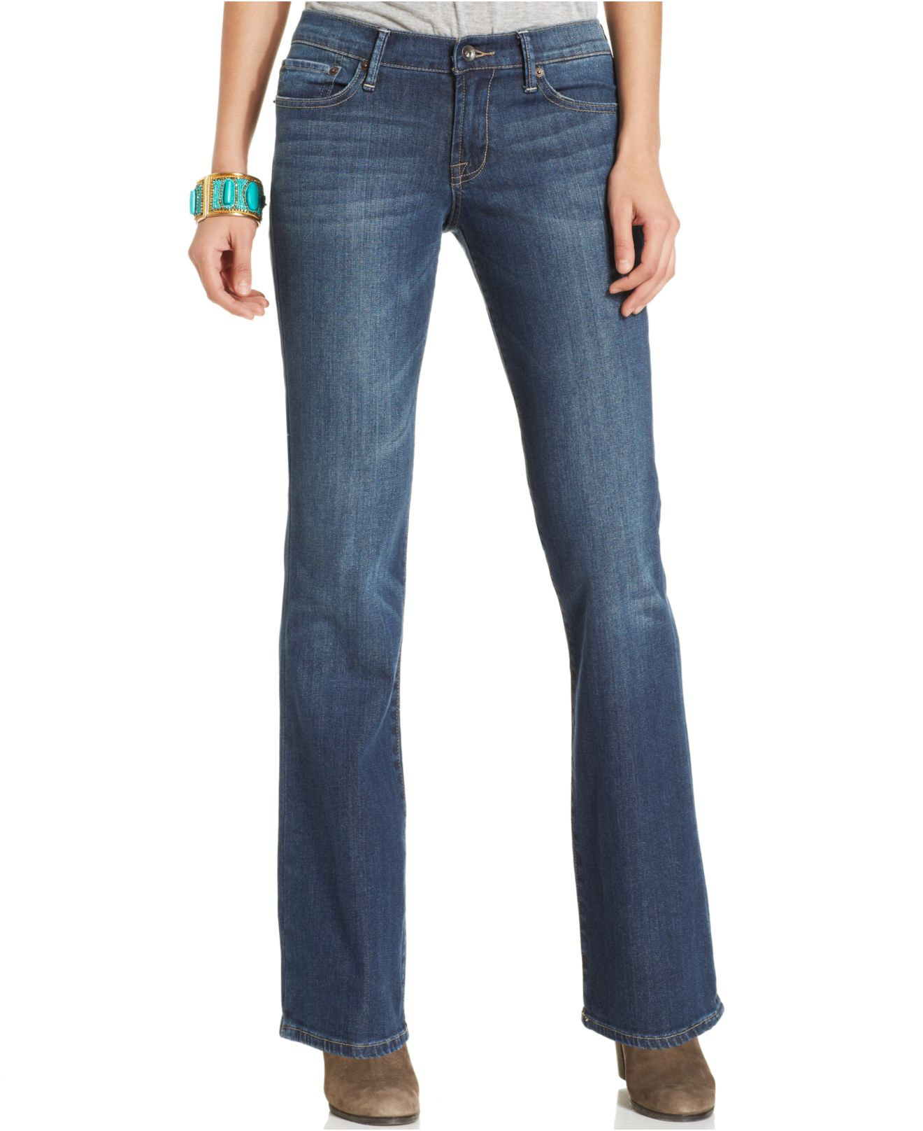 Lucky brand Lucky Brand Sweet N Low Bootcut Jeans Medium Summit Wash in ...