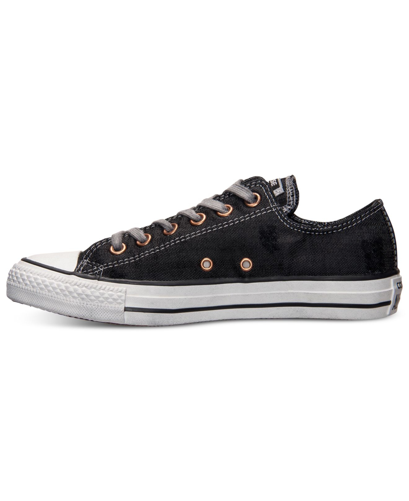 Converse Men'S Chuck Taylor All Star Destroy Denim Casual Sneakers From ...