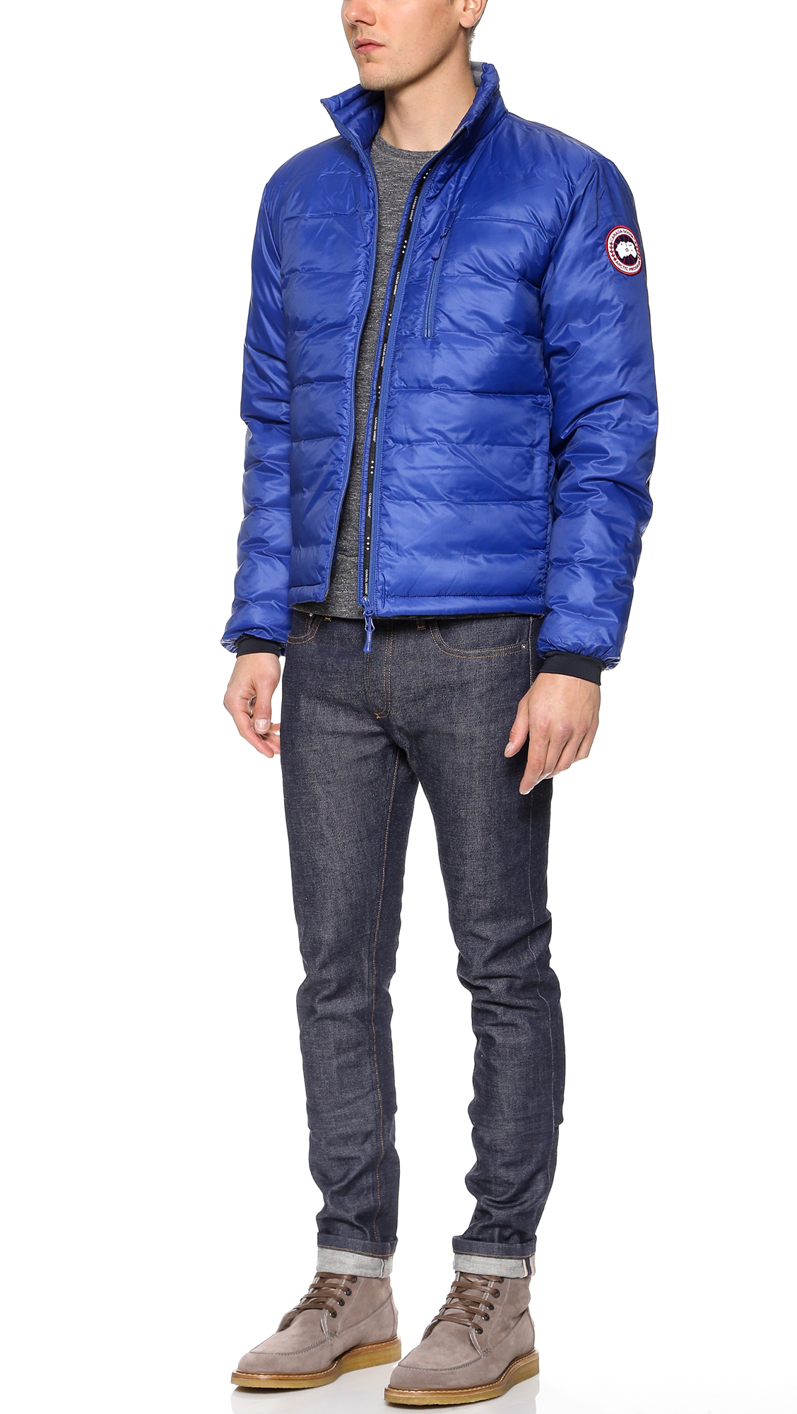 Canada Goose vest outlet discounts - Canada goose Lodge Jacket in Blue for Men (Pacific Blue) | Lyst