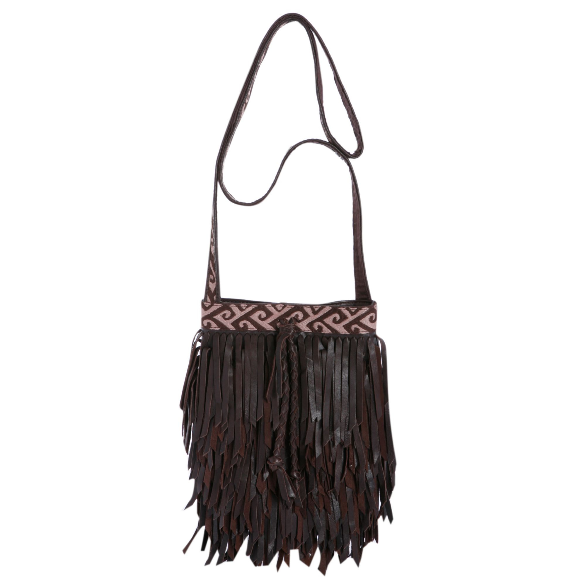 Lyst Lucky Brand Topanga Canyon Fringe Crossbody Bag In Brown Gallery
