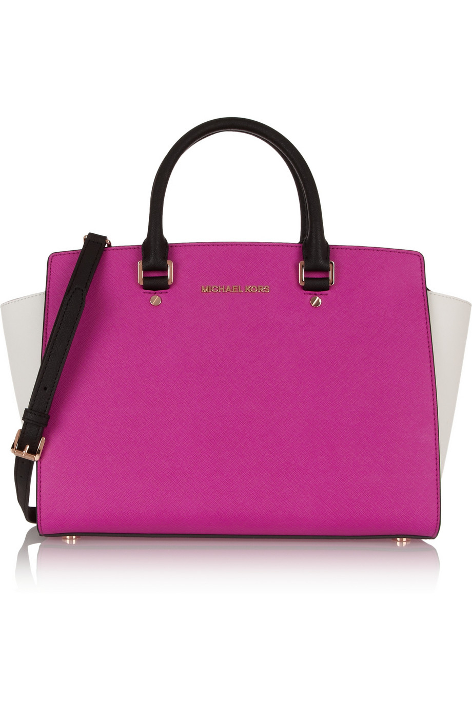 michael kors color block tote