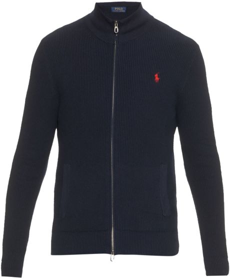 ralph lauren zip up cardigan