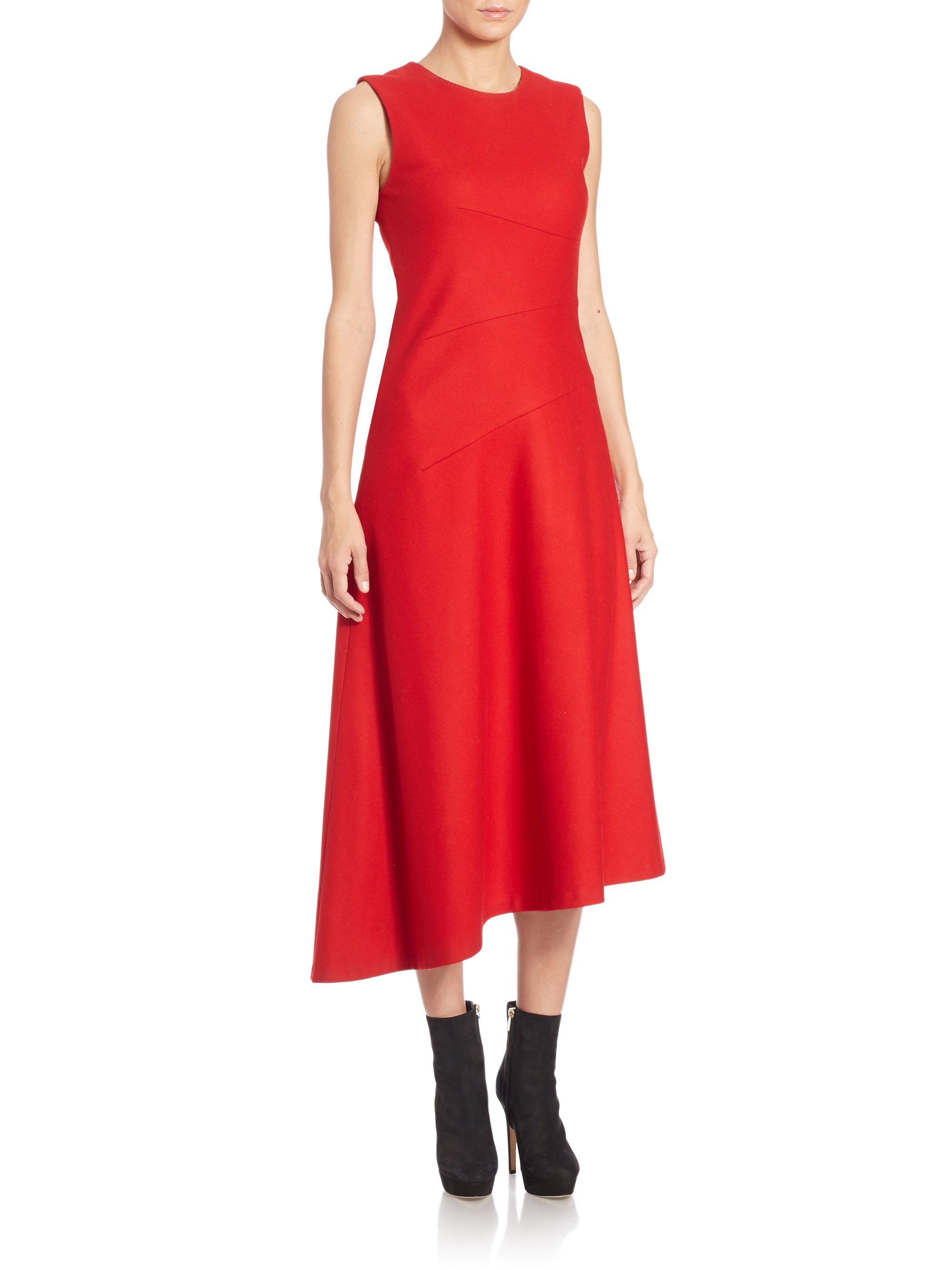 dkny wool dress