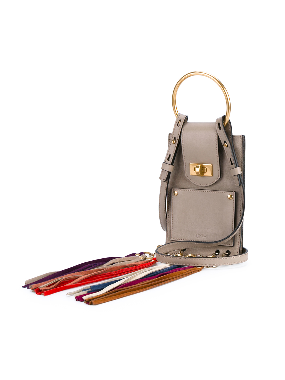 Chlo Mini Jane Bracelet Bag in Beige (GREY) | Lyst