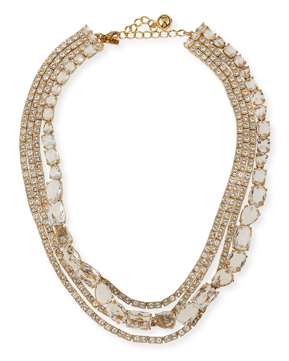 Lyst - Kate Spade New York Draped Jewel Multi-Strand Necklace