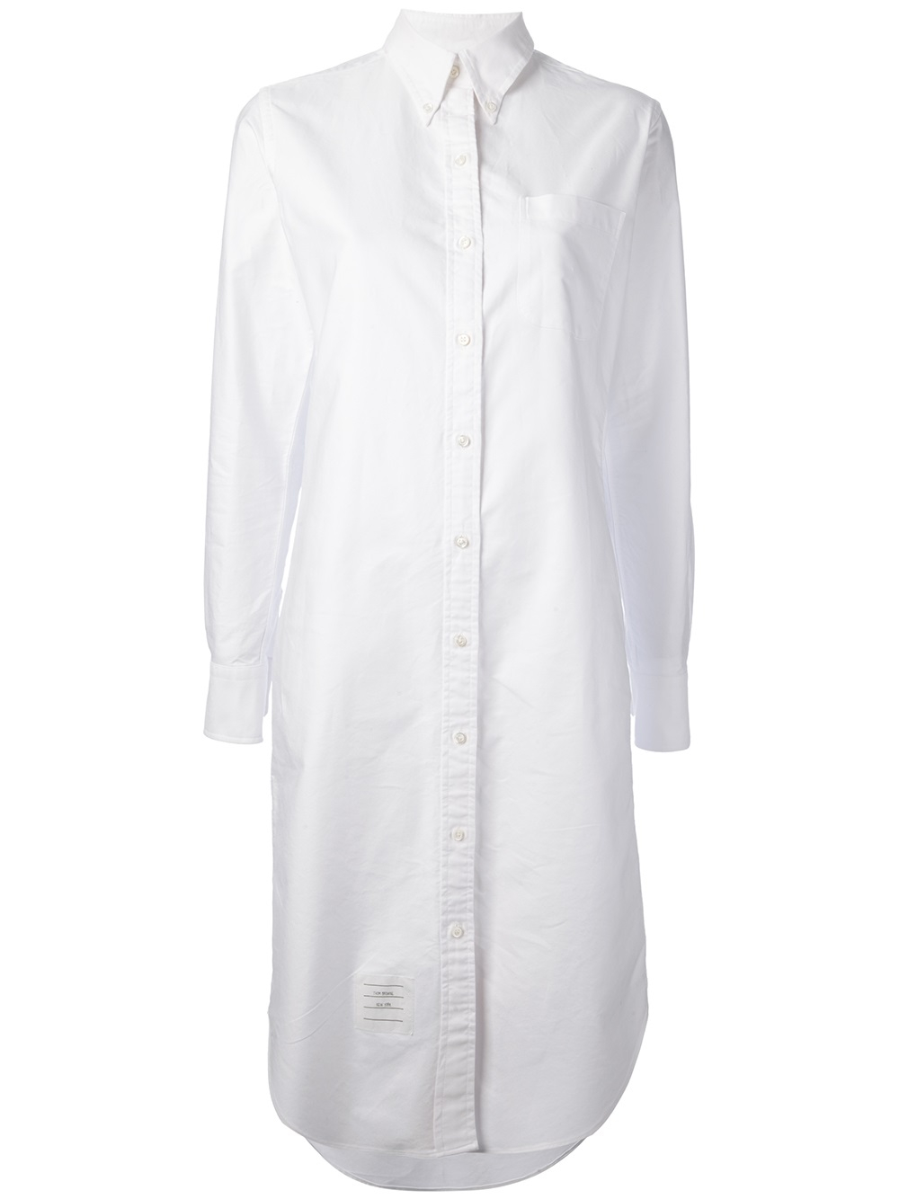 Lyst - Thom Browne Oxford Shirt Dress in White