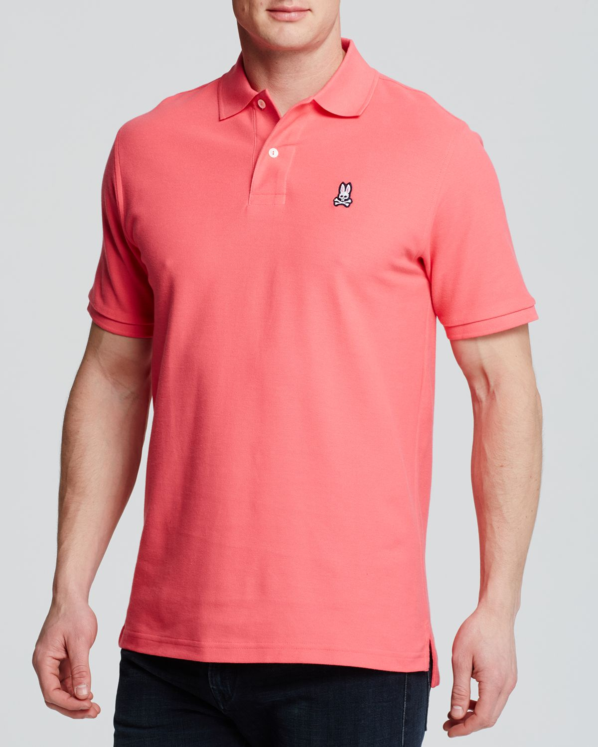 psycho-bunny-pink-classic-polo-regular-fit-for-men-lyst