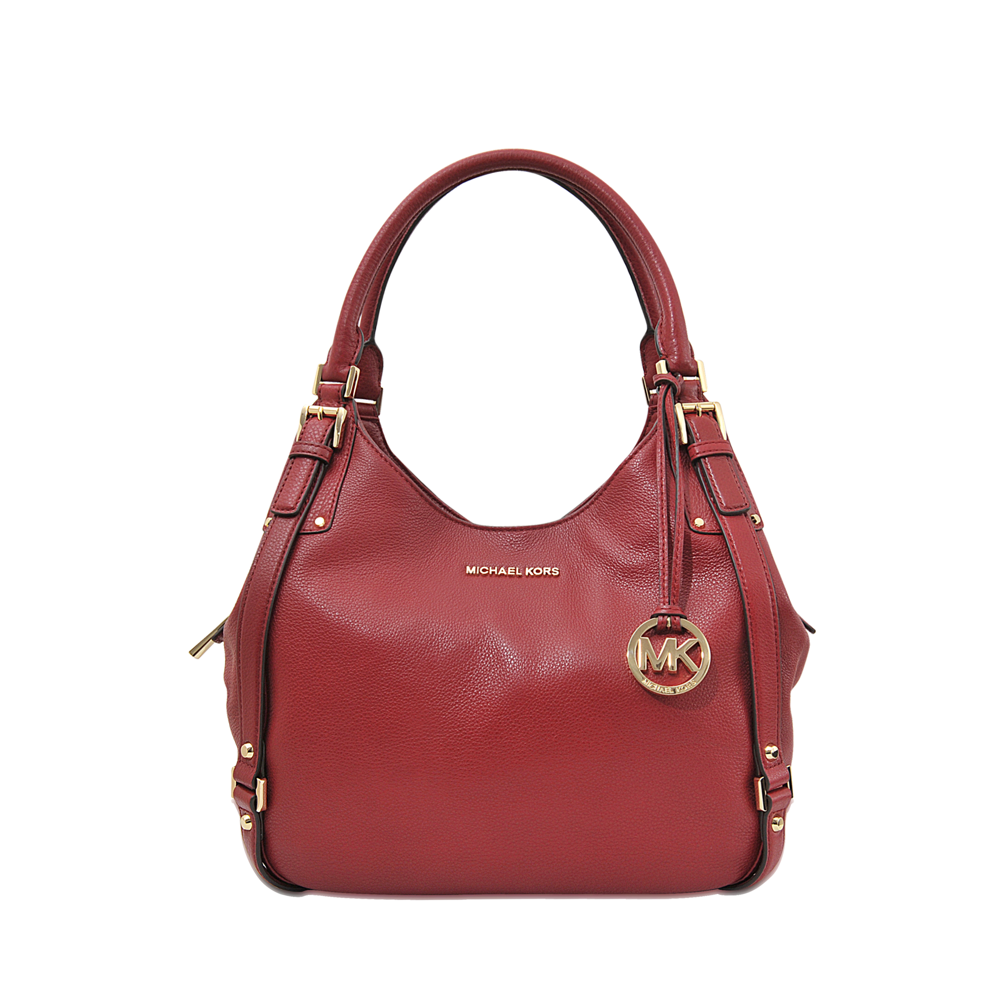 Lyst Michael Kors Bedford Large Shoulder Tote In Red Gallery Women S Michael Kors Charm Doctor Bag