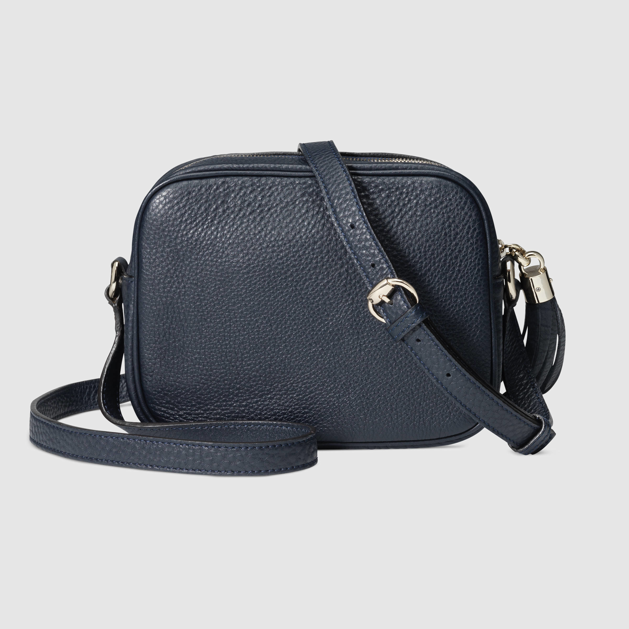 Lyst - Gucci Soho Leather Disco Bag in Blue
