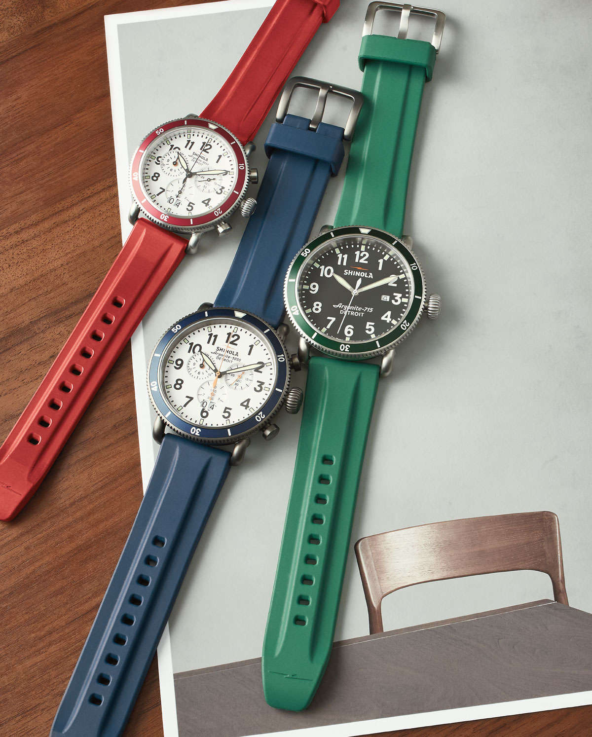 blue shinola watch
