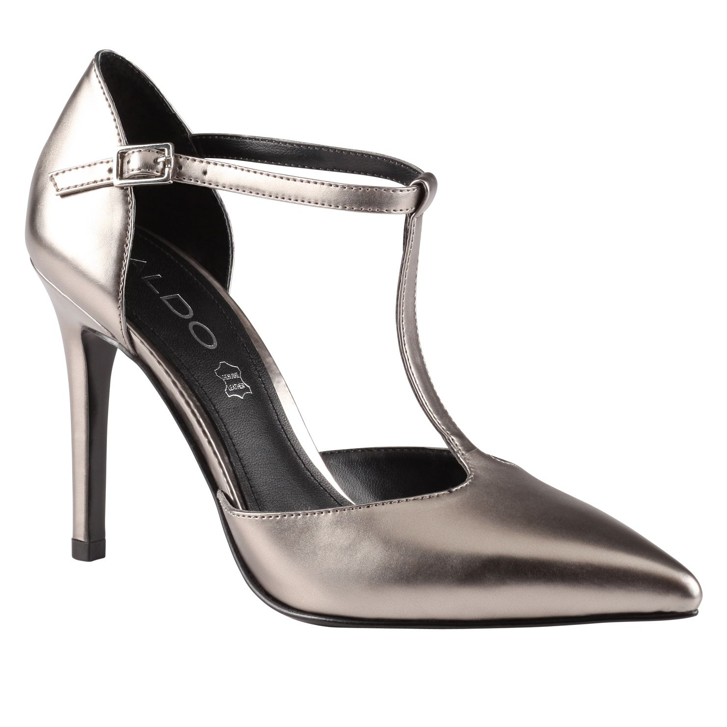 Aldo Kveta Stilleto Court Shoes in Silver (Pewter) | Lyst