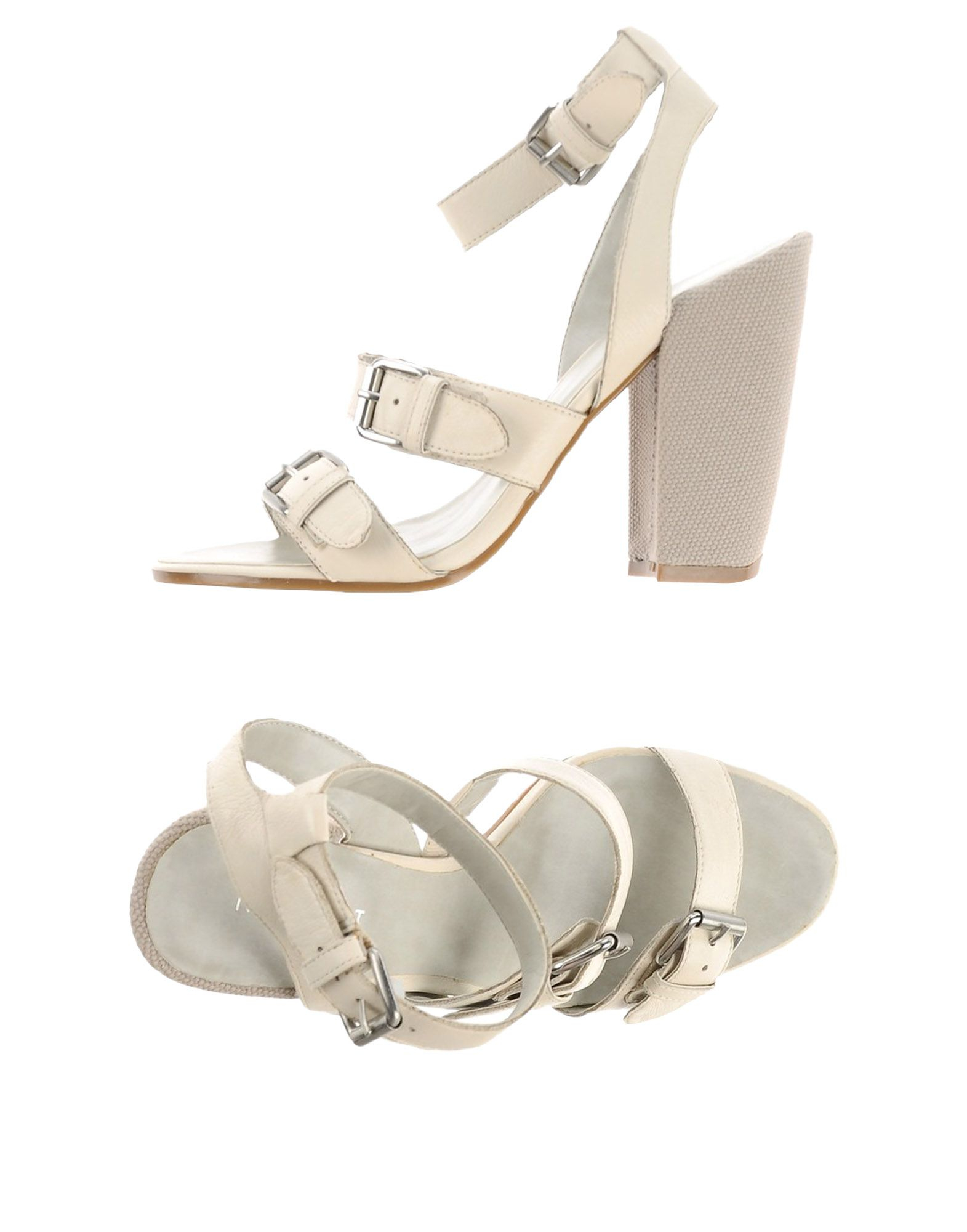Nine west Sandals in White | Lyst