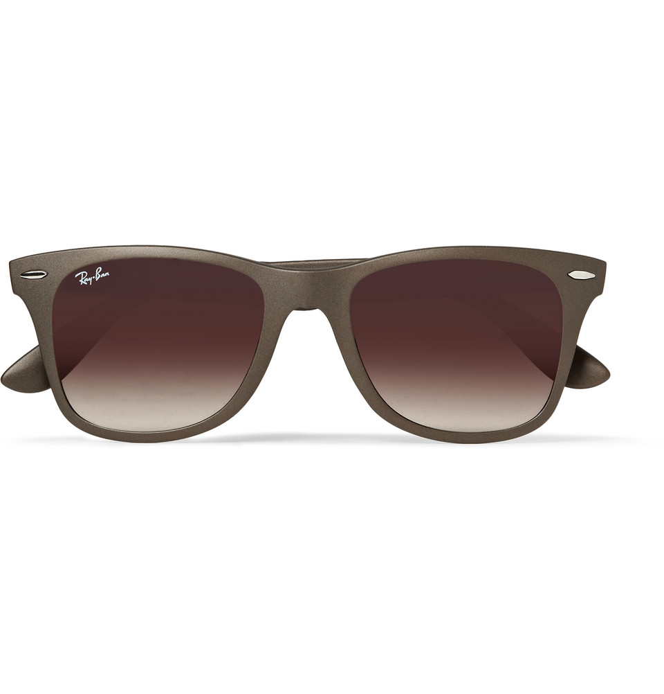 Lyst Ray Ban Wayfarer Liteforce Acetate Sunglasses In Brown For Men