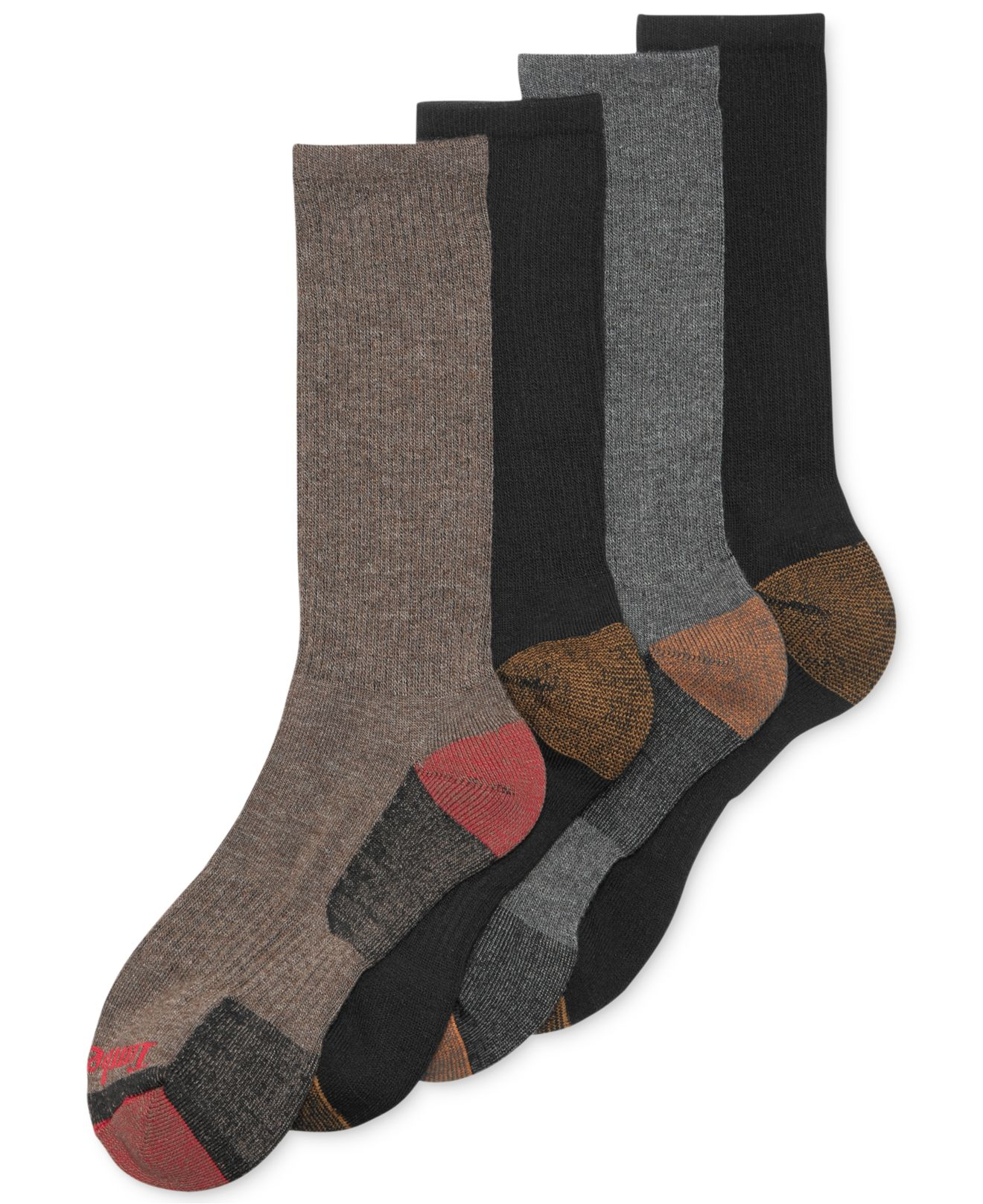 Lyst - Timberland Men's Comfort Crew Socks 4-pack in Gray for Men