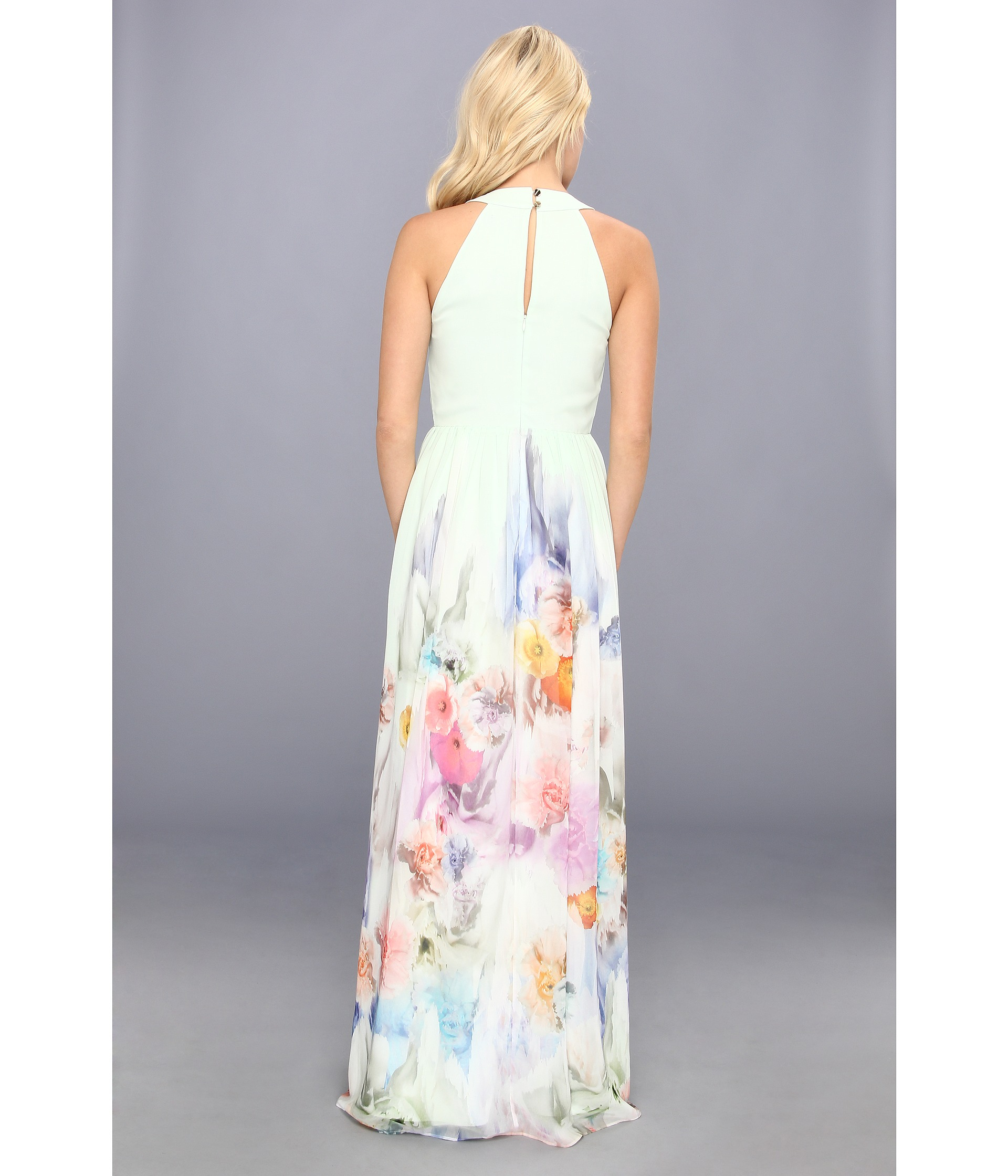 ted baker long floral dress