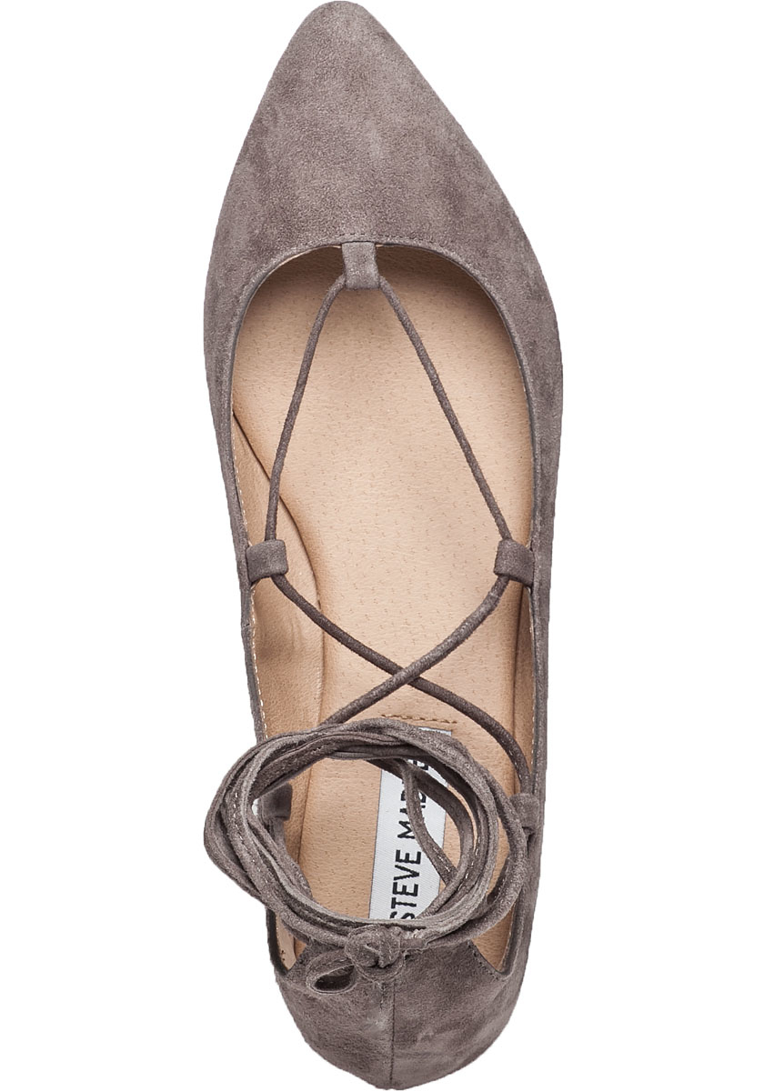 steve madden lace up flats