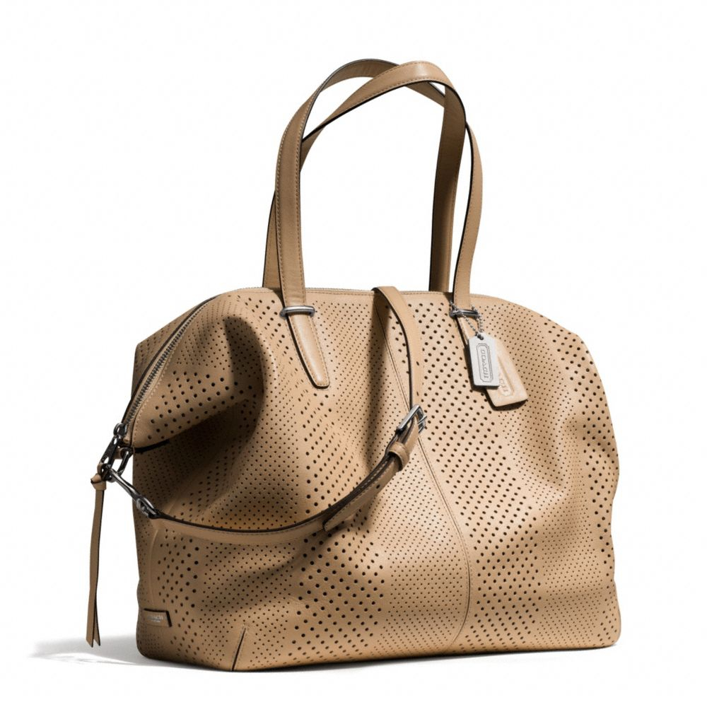 coach perforated tote