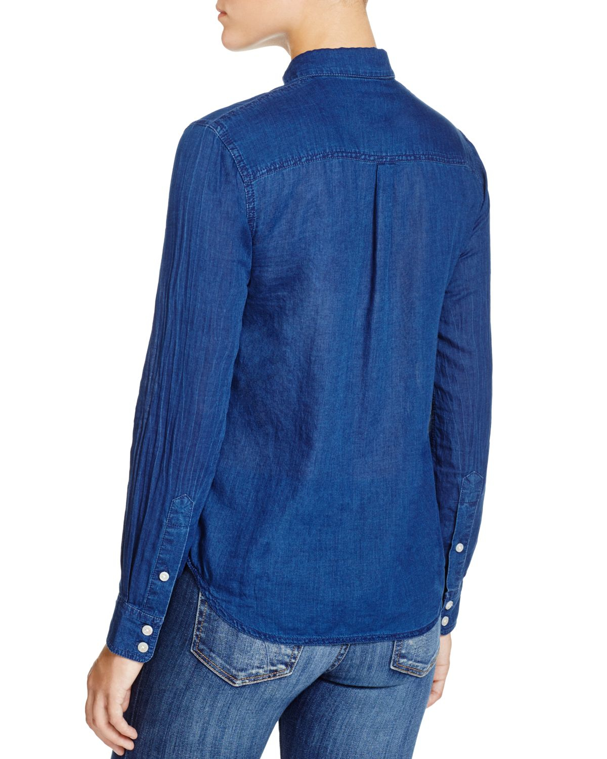 Joe's jeans Michaela Shirt in Blue | Lyst