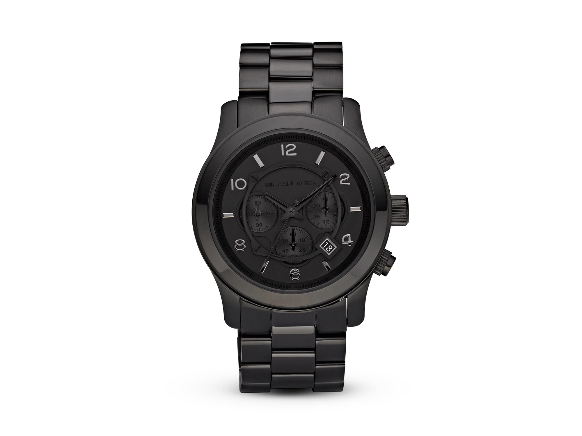 Michael kors Men's Black Watch, 45mm in Black for Men | Lyst