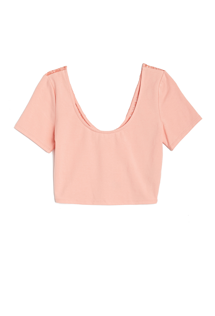 forever 21 pink lace top