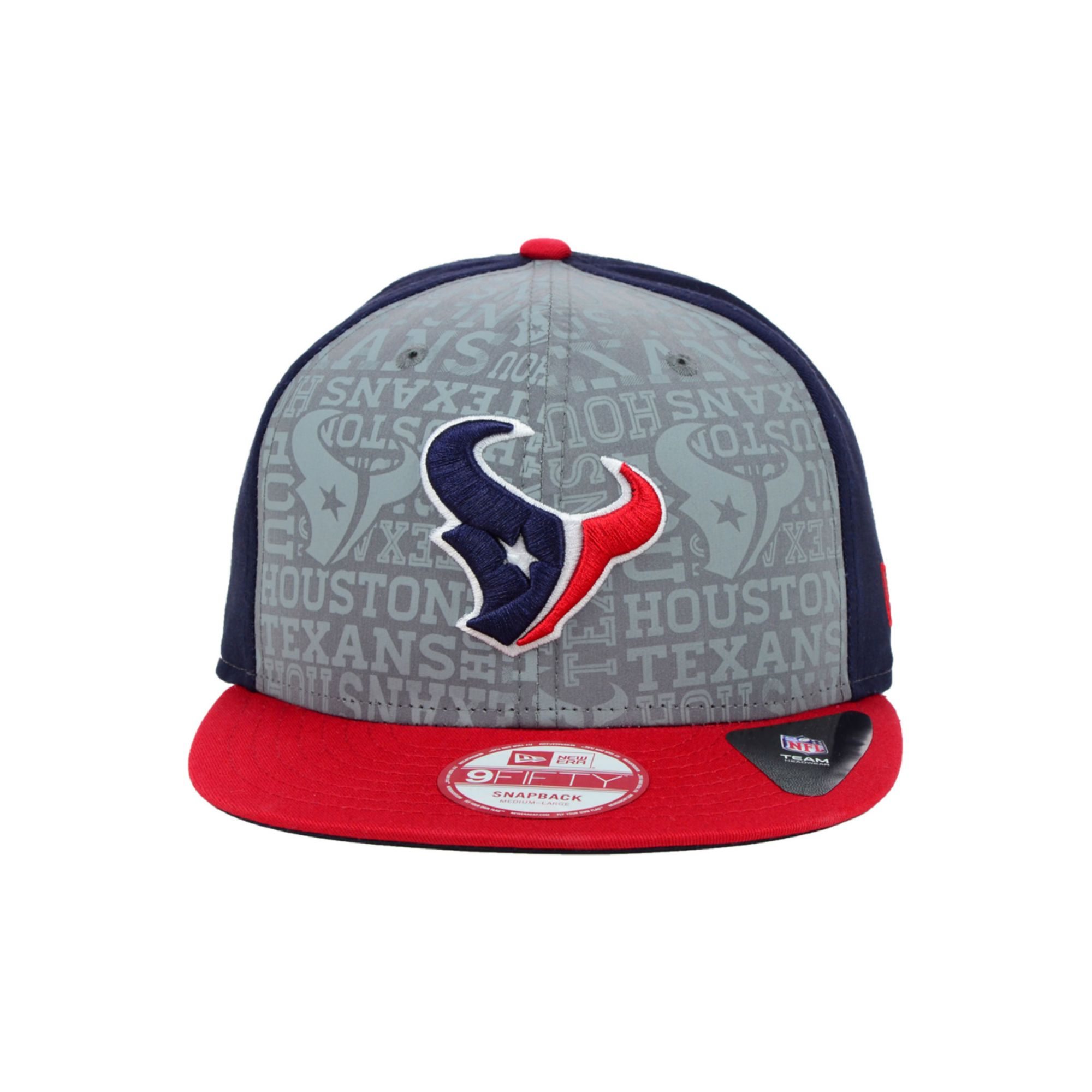 New era Kids Houston Texans Nfl Draft 9fifty Snapback Cap in Blue for Men (Gray/Navy/Red) Lyst