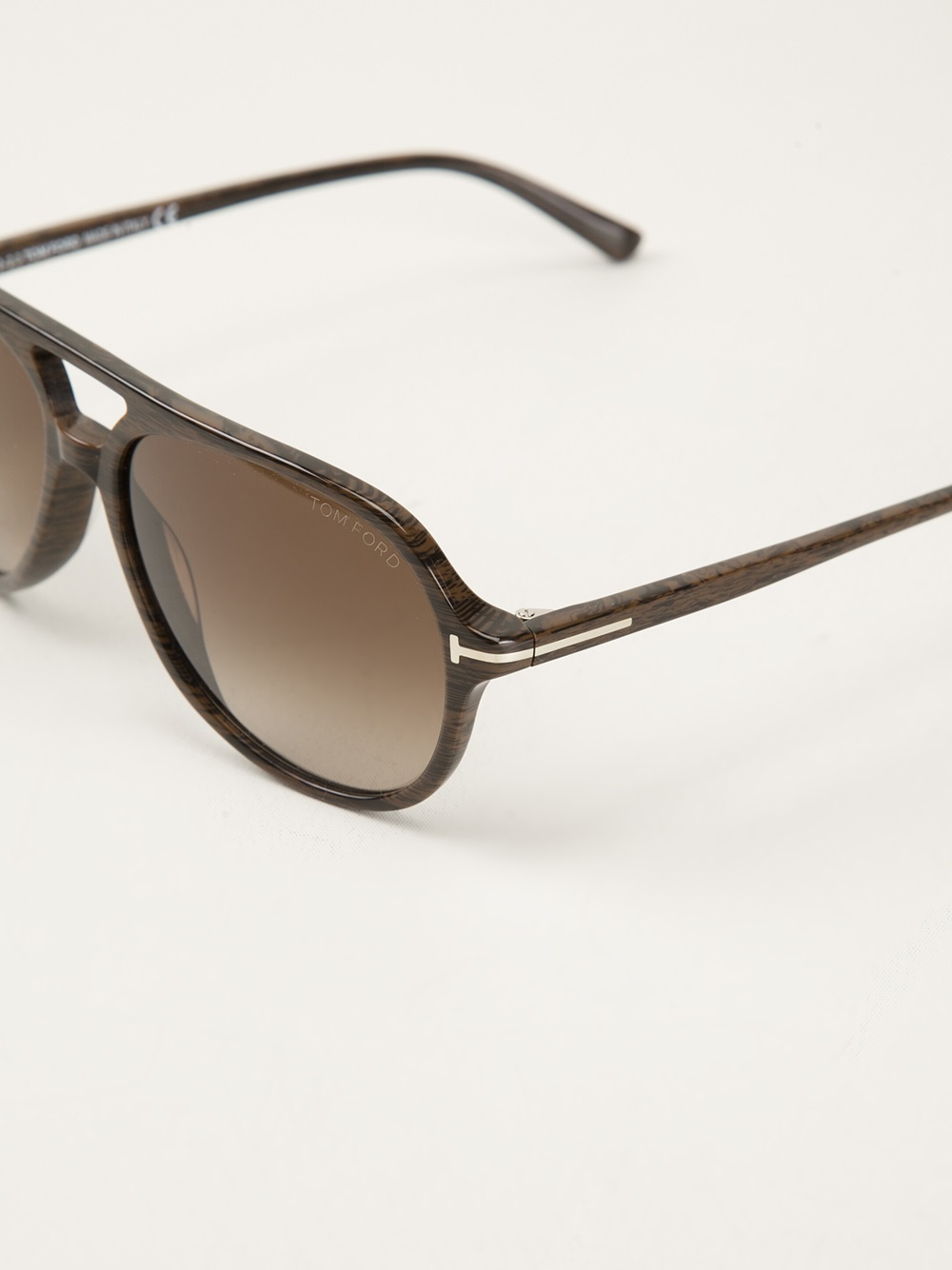 Tom Ford Wood Effect Sunglasses in Brown for Men Lyst