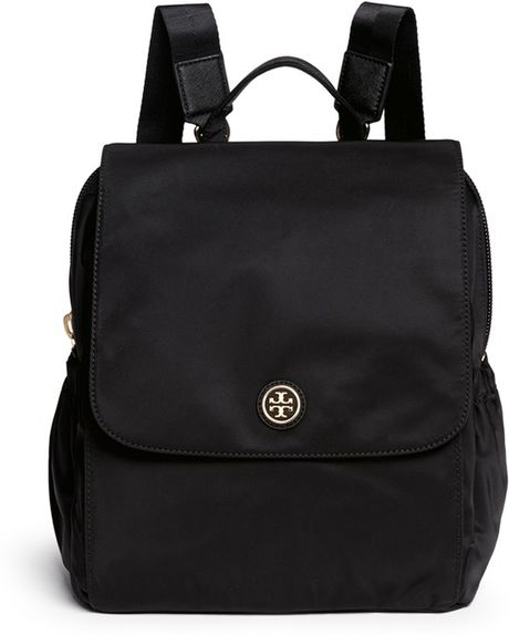 Tory Burch | Black Travel Nylon Baby Backpack | Lyst