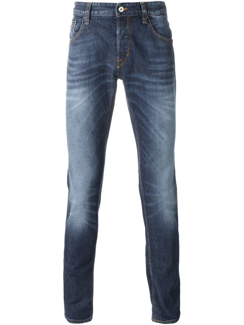 Just cavalli Slim Fit Jeans in Blue for Men | Lyst