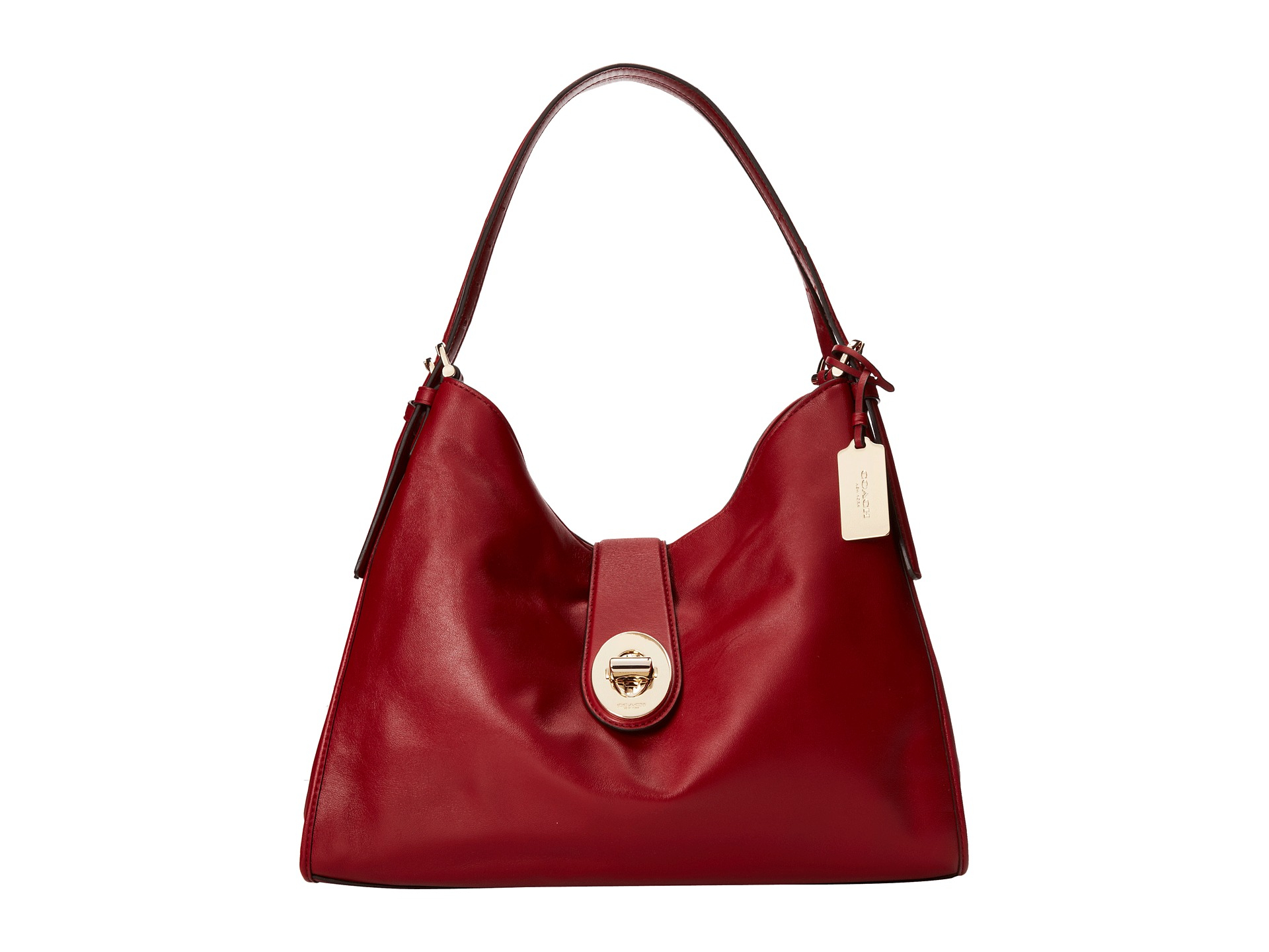 Coach Madison Carlyle Shoulder Bag in Red Lyst