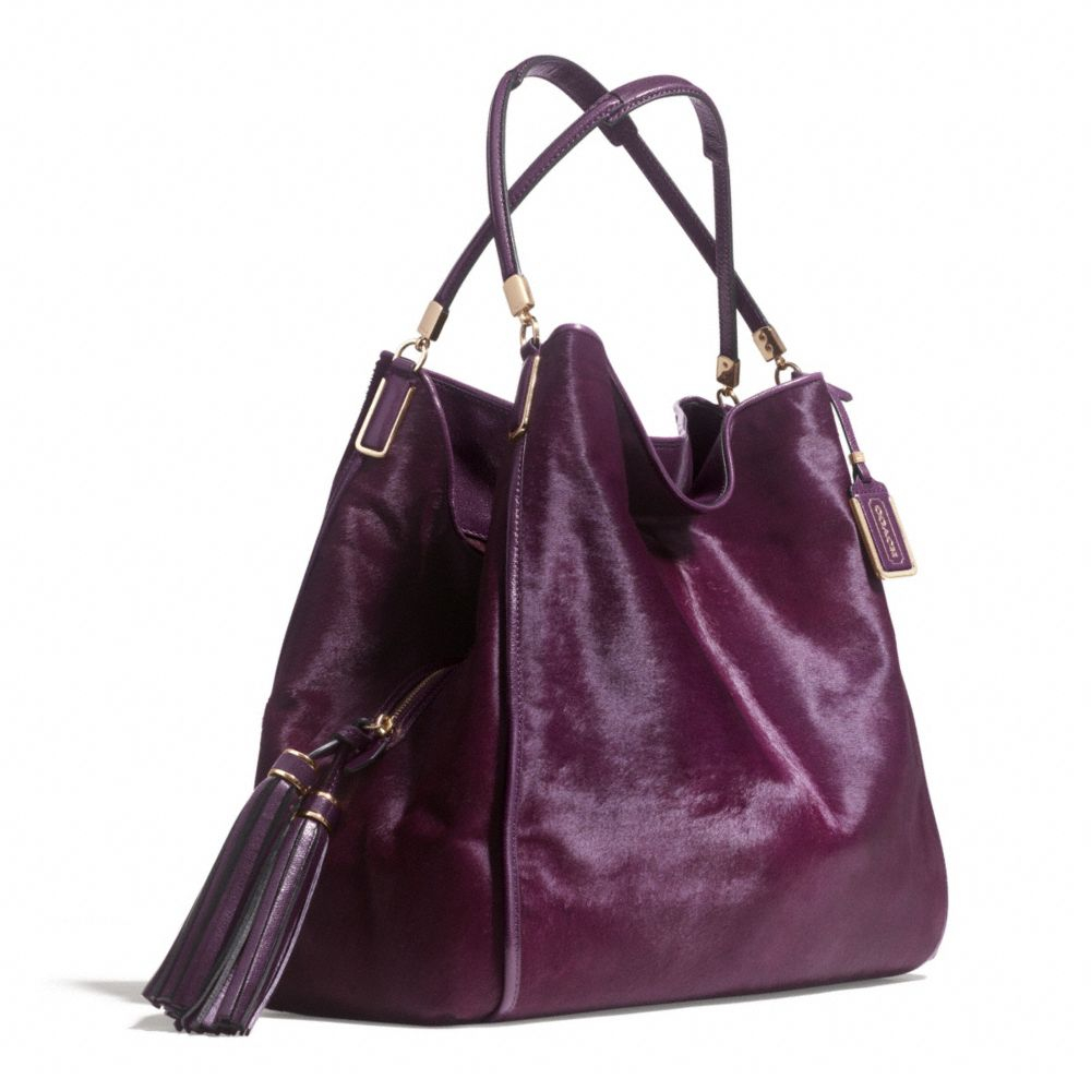 Lyst Coach Madison Large Phoebe Shoulder Bag In Mixed Haircalf Gallery