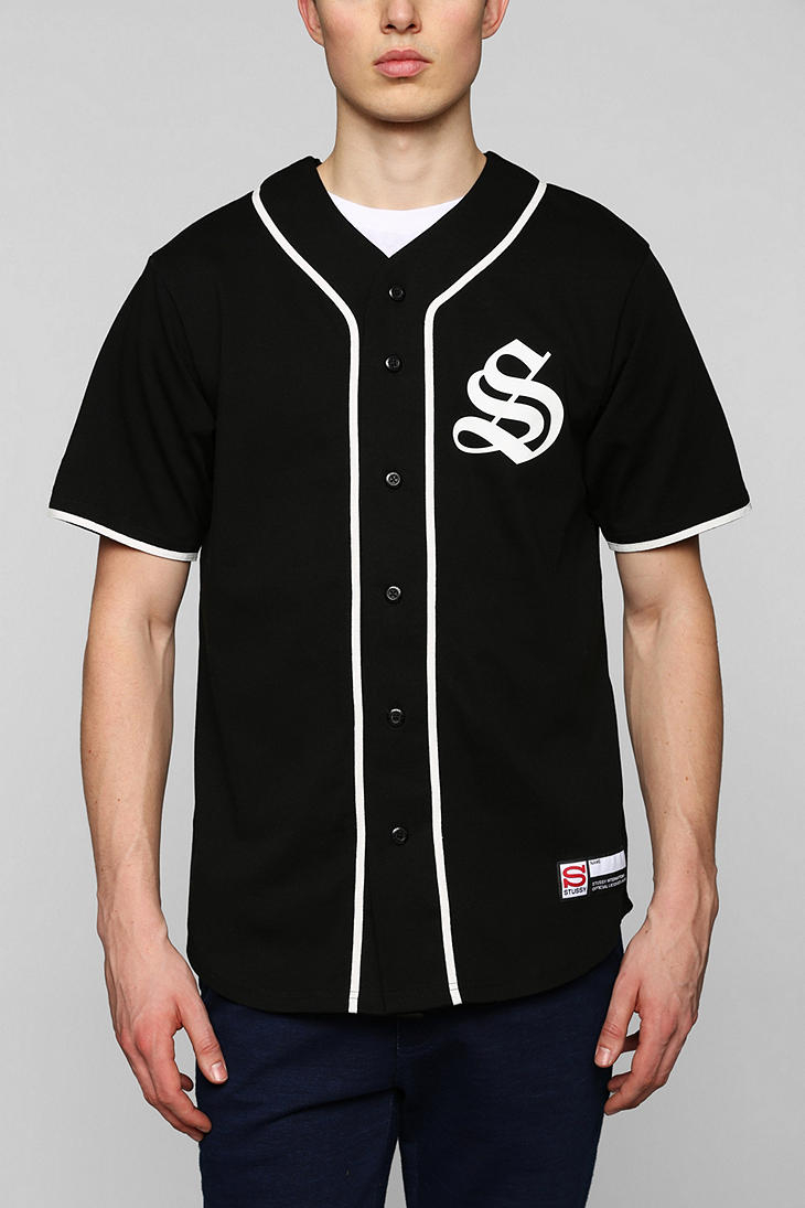 stussy black jersey