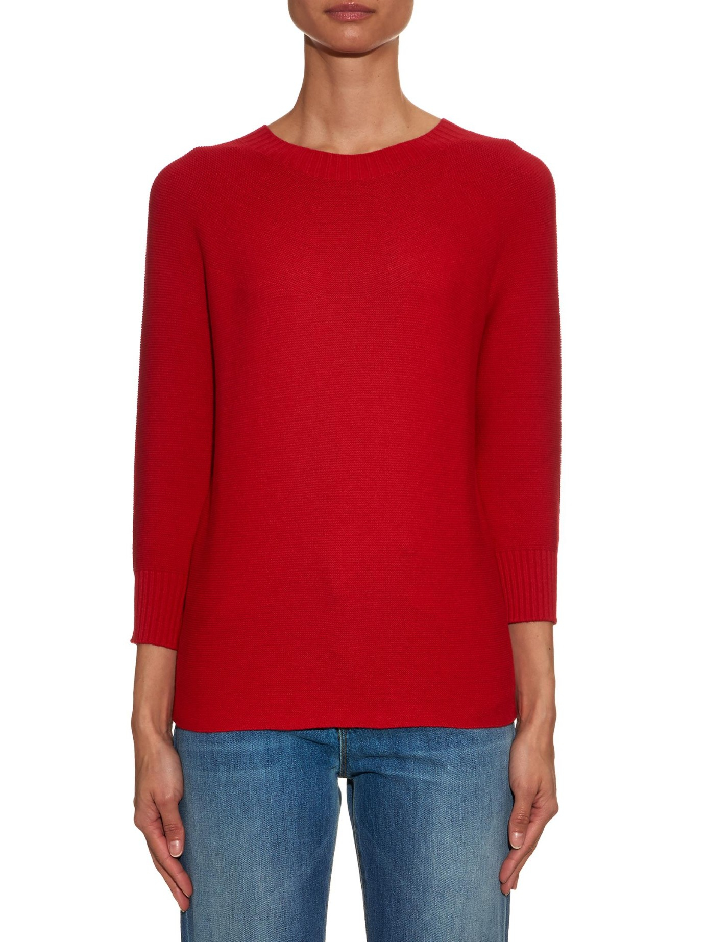 lyst weekend by maxmara avocado sweater in lyst weekend by maxmara avocado sweater in
