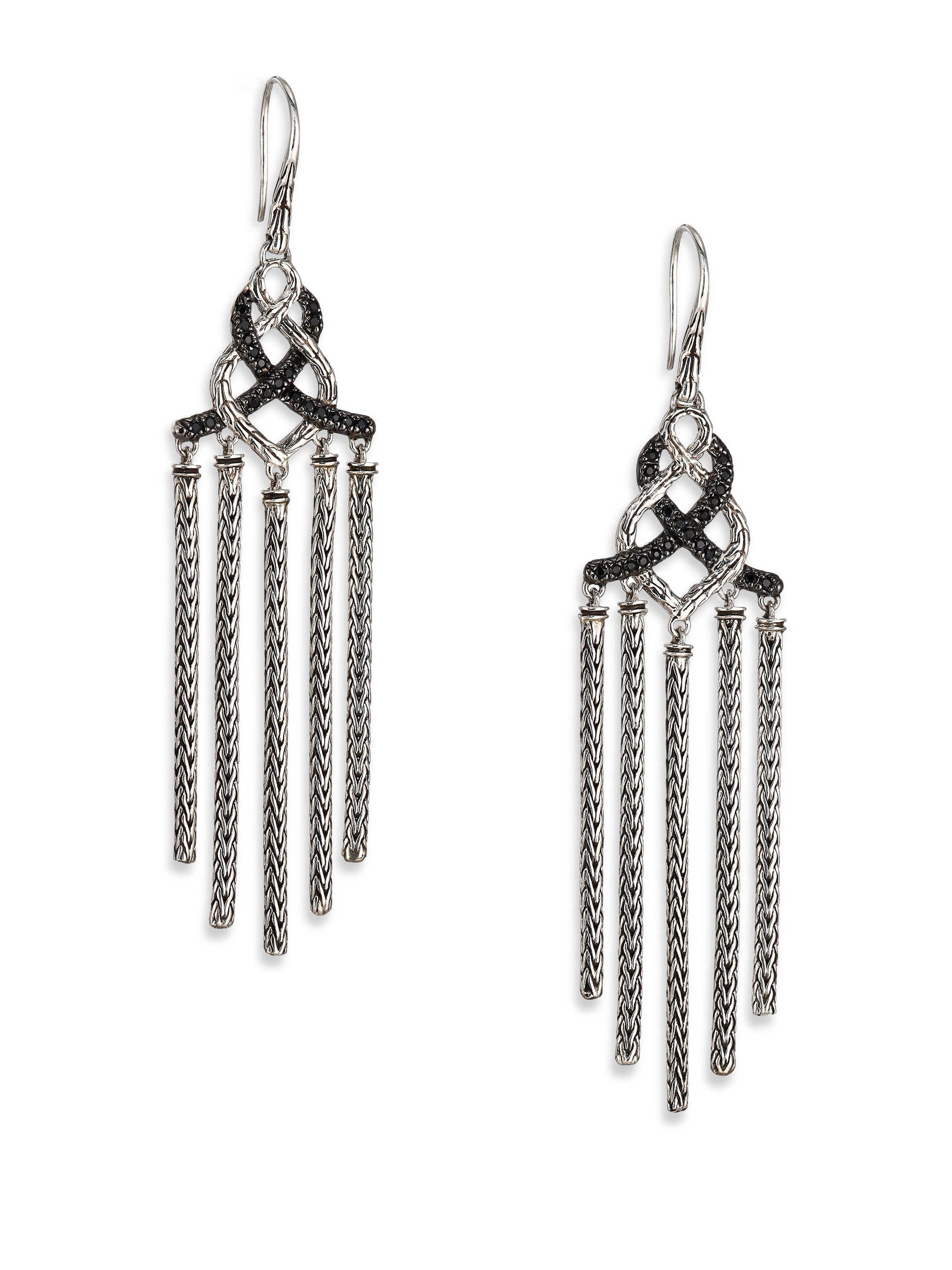 Lyst John Hardy Classic Chain Black Sapphire Sterling Silver Gallery