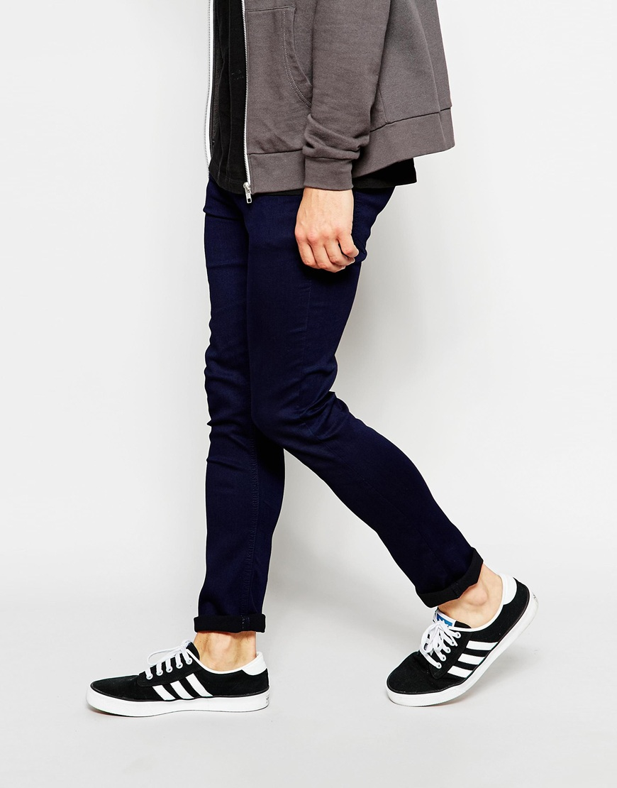 Another influence Indigo Skinny Jeans in Blue for Men | Lyst