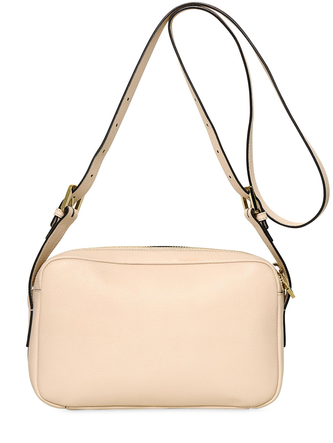 Chlo Medium Elsie Grained Leather Bag in Beige (angora beige) | Lyst  