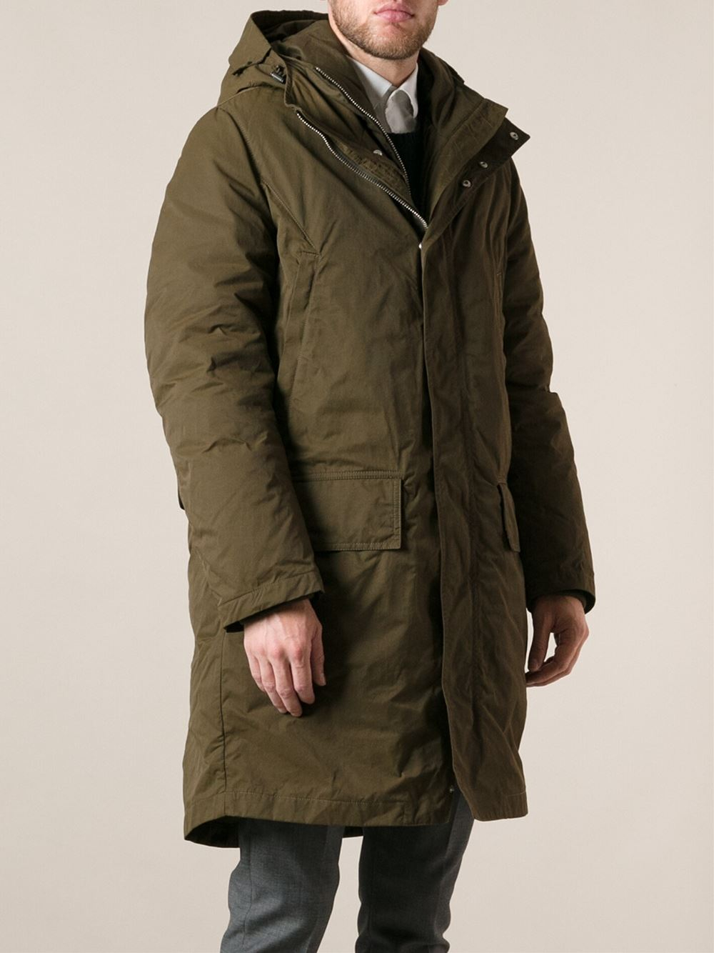 Lyst - Acne Studios 'Montreal' Parka in Green for Men