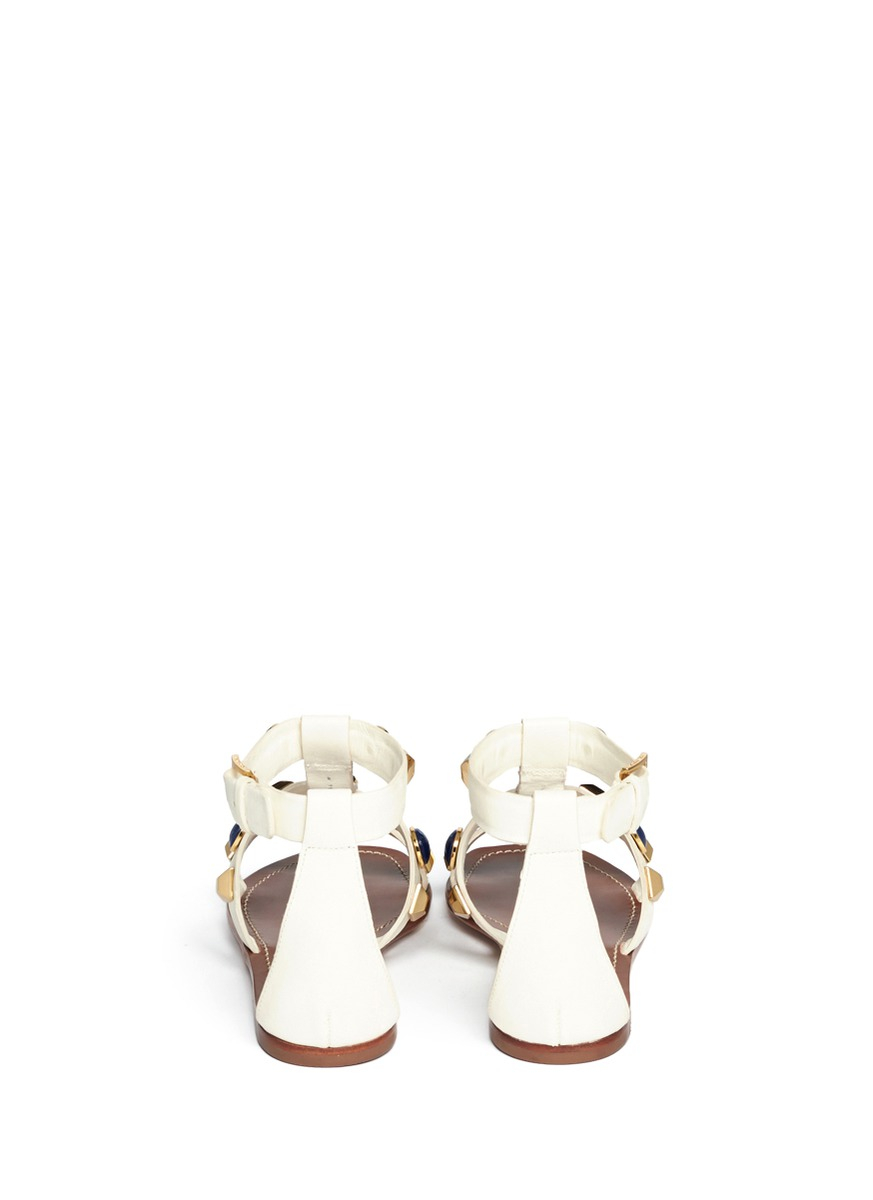 white patent leather tory burch sandals