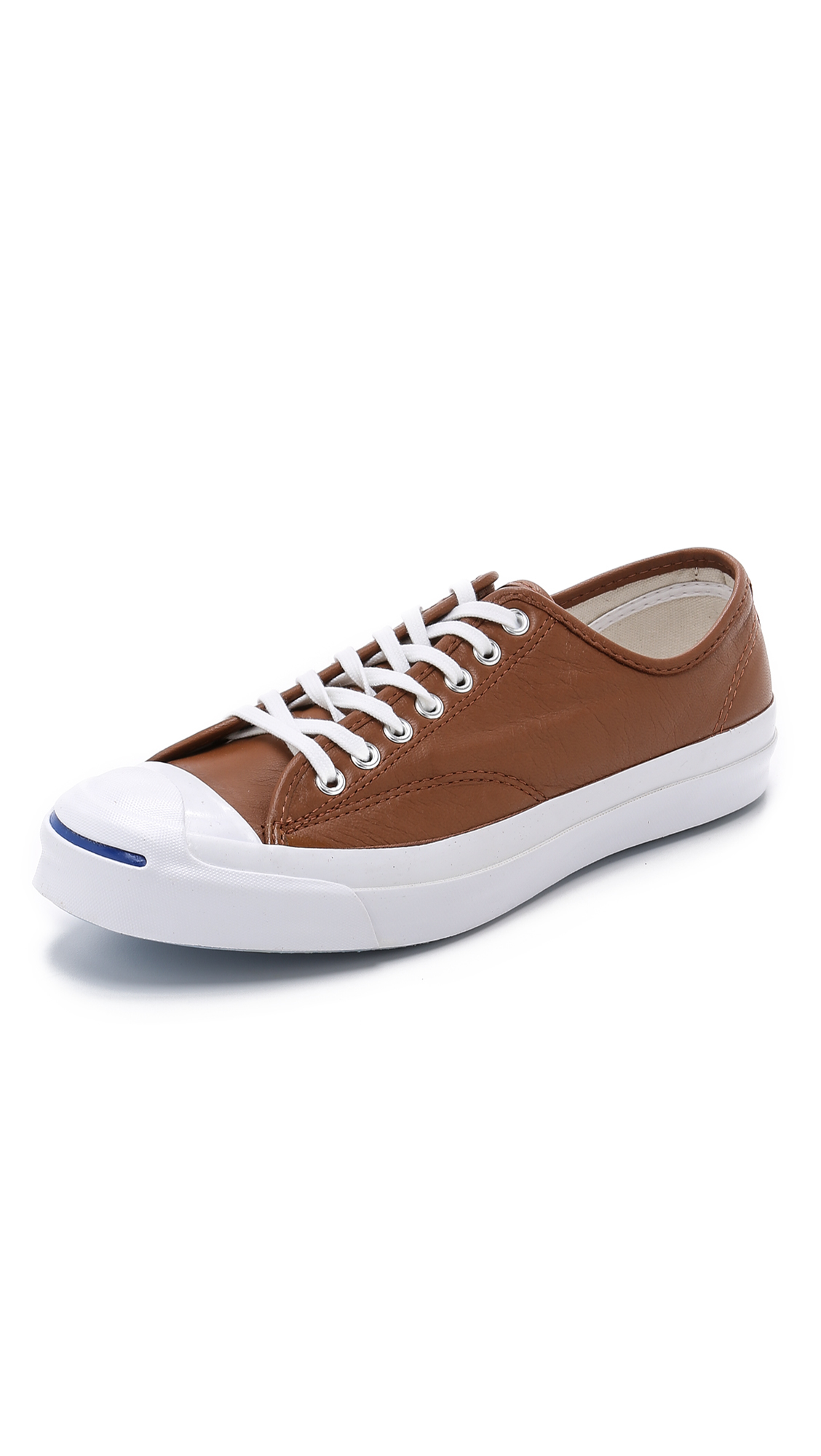 Lyst - Converse Jack Purcell Signature Leather Sneakers in Brown for Men