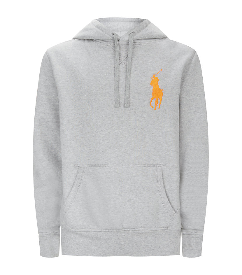 Polo ralph lauren Big Pony Hoodie in Gray for Men | Lyst