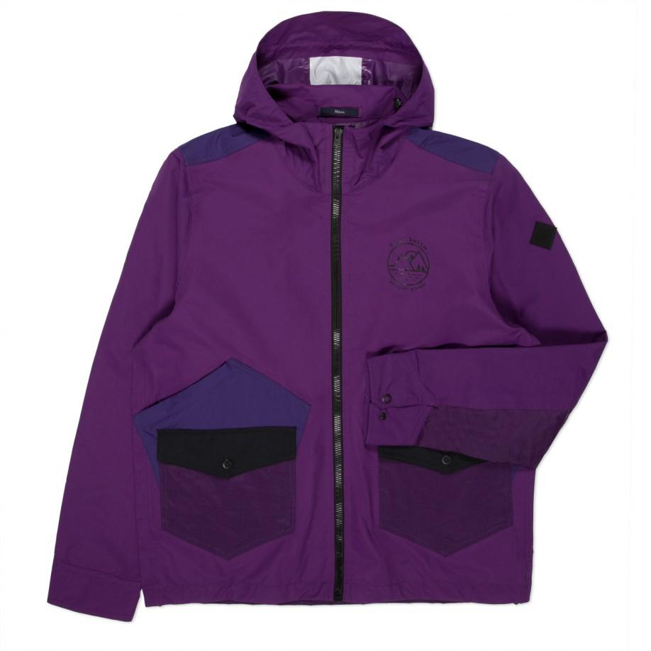 water resistant hooded jacket