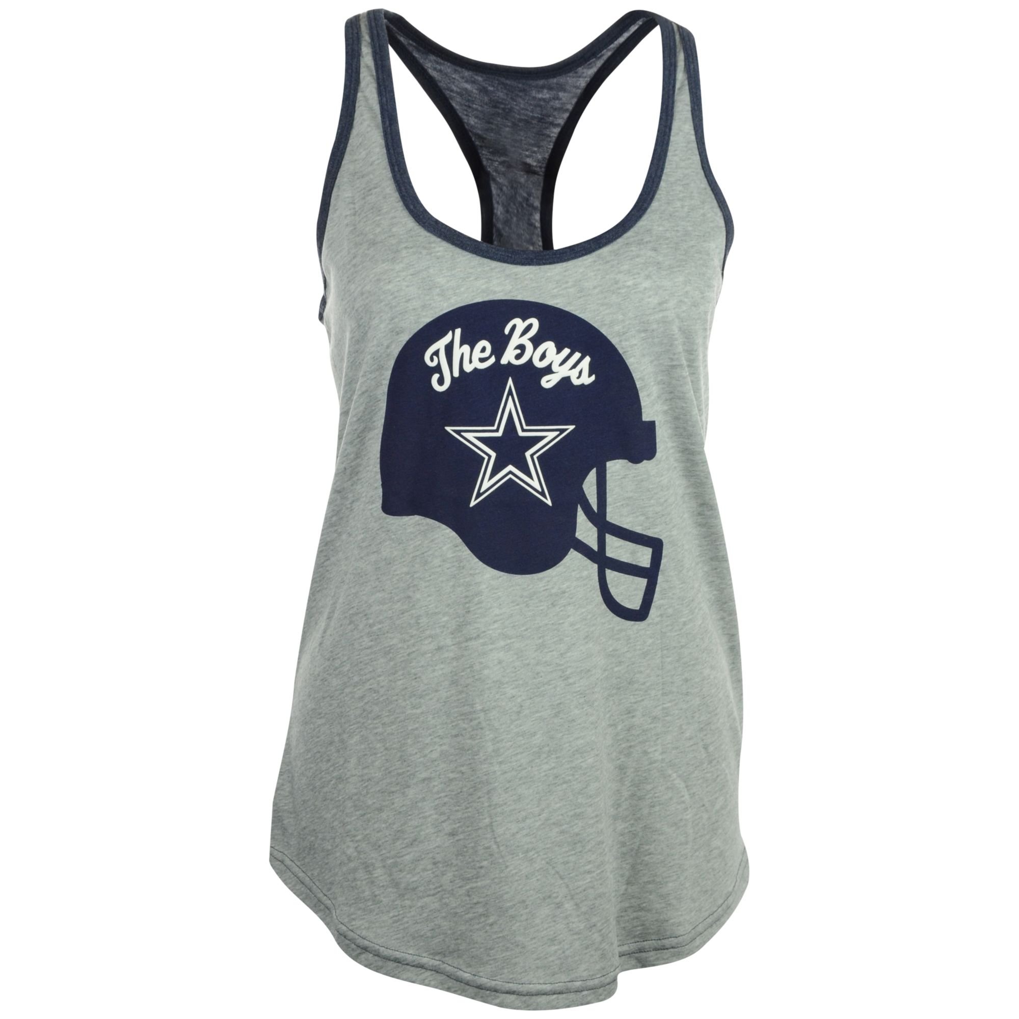 Nike Womens Dallas Cowboys Helmet Graphic Tank Top in Gray | Lyst