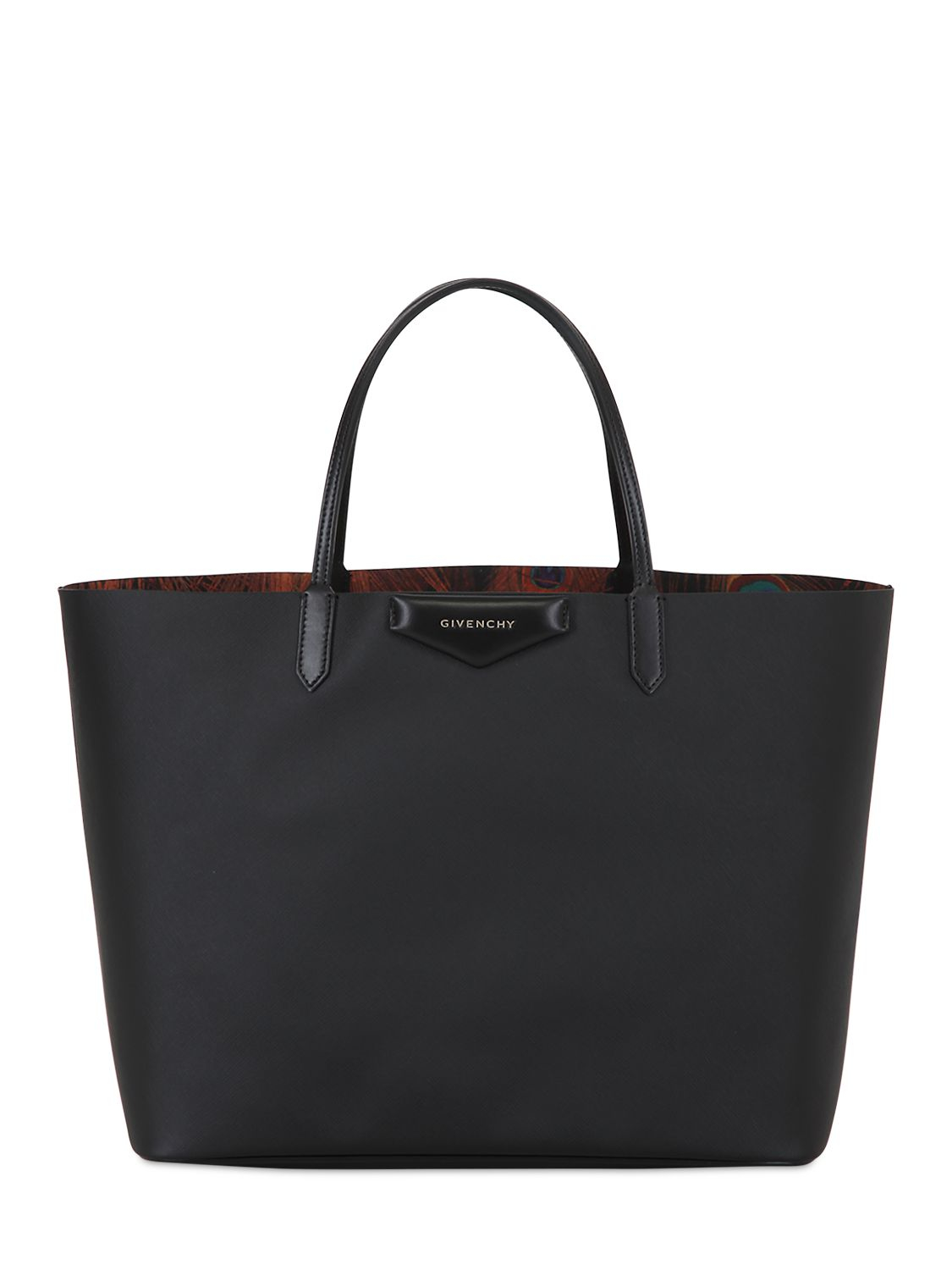 Givenchy Antigona Tote Bag W/ Printed Interior in Black Lyst