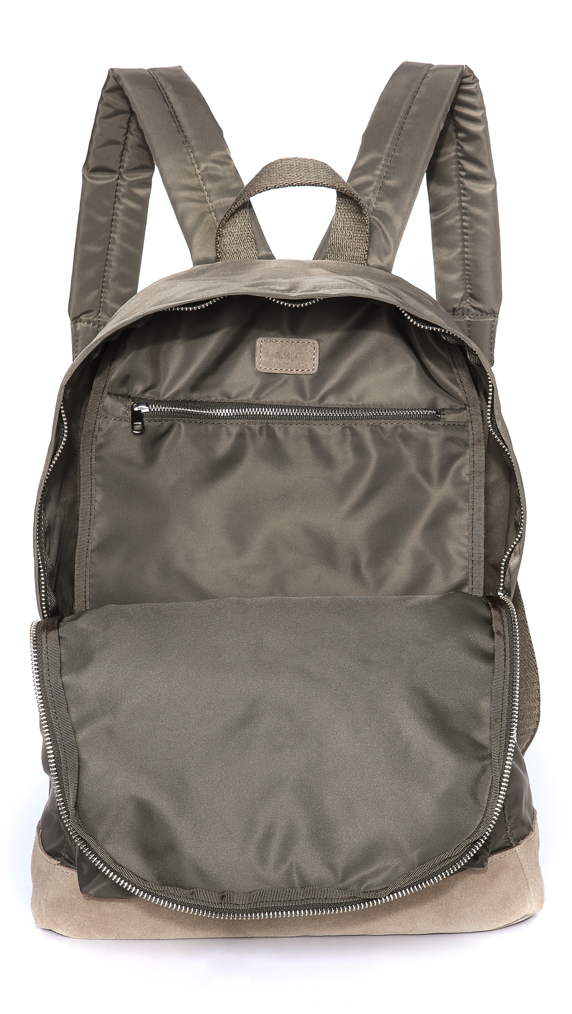 Lyst A.P.C. Nylon Backpack in Green for Men