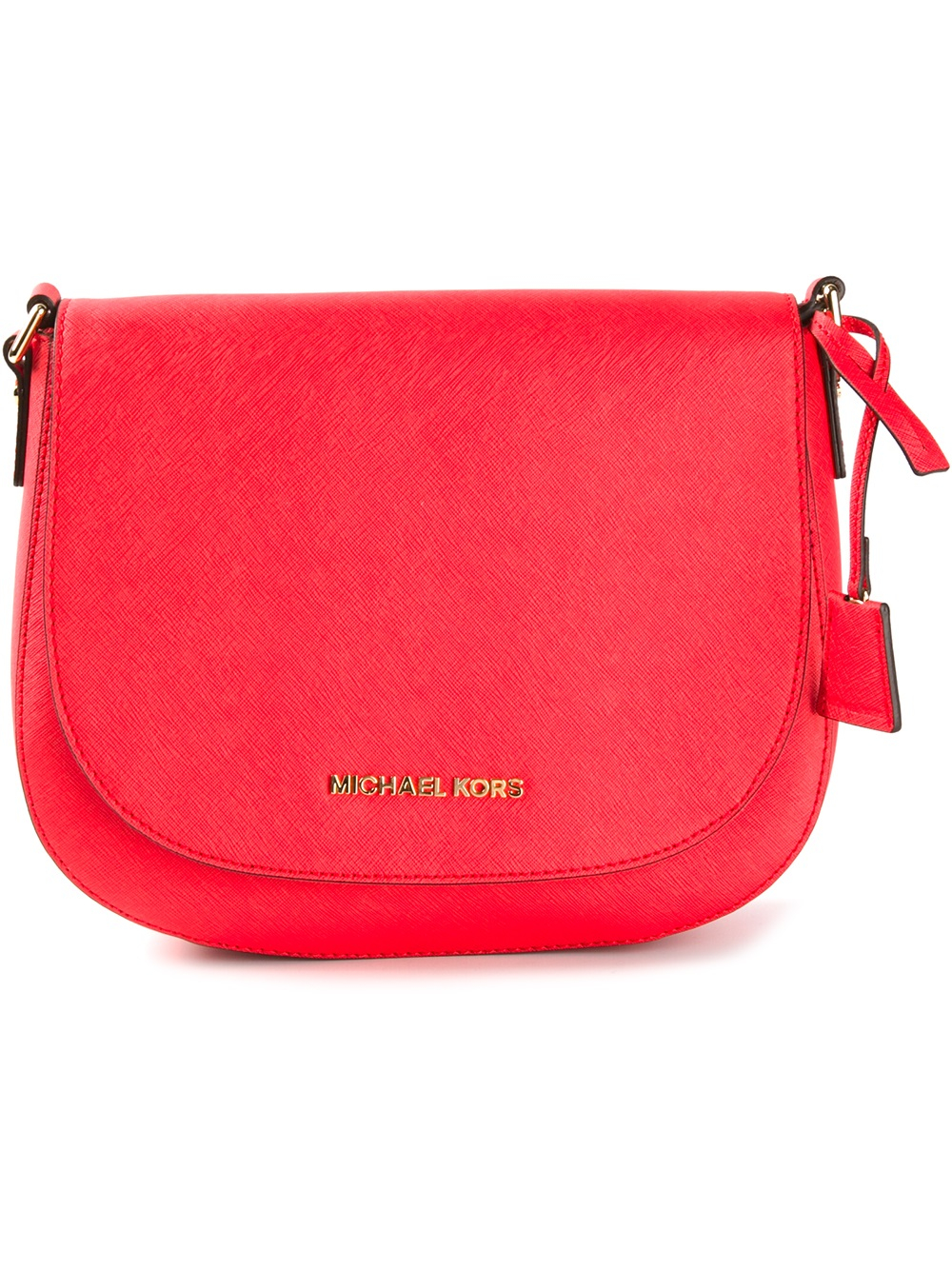 Michael michael kors Large 'Hamilton' Messenger Bag in Red Lyst