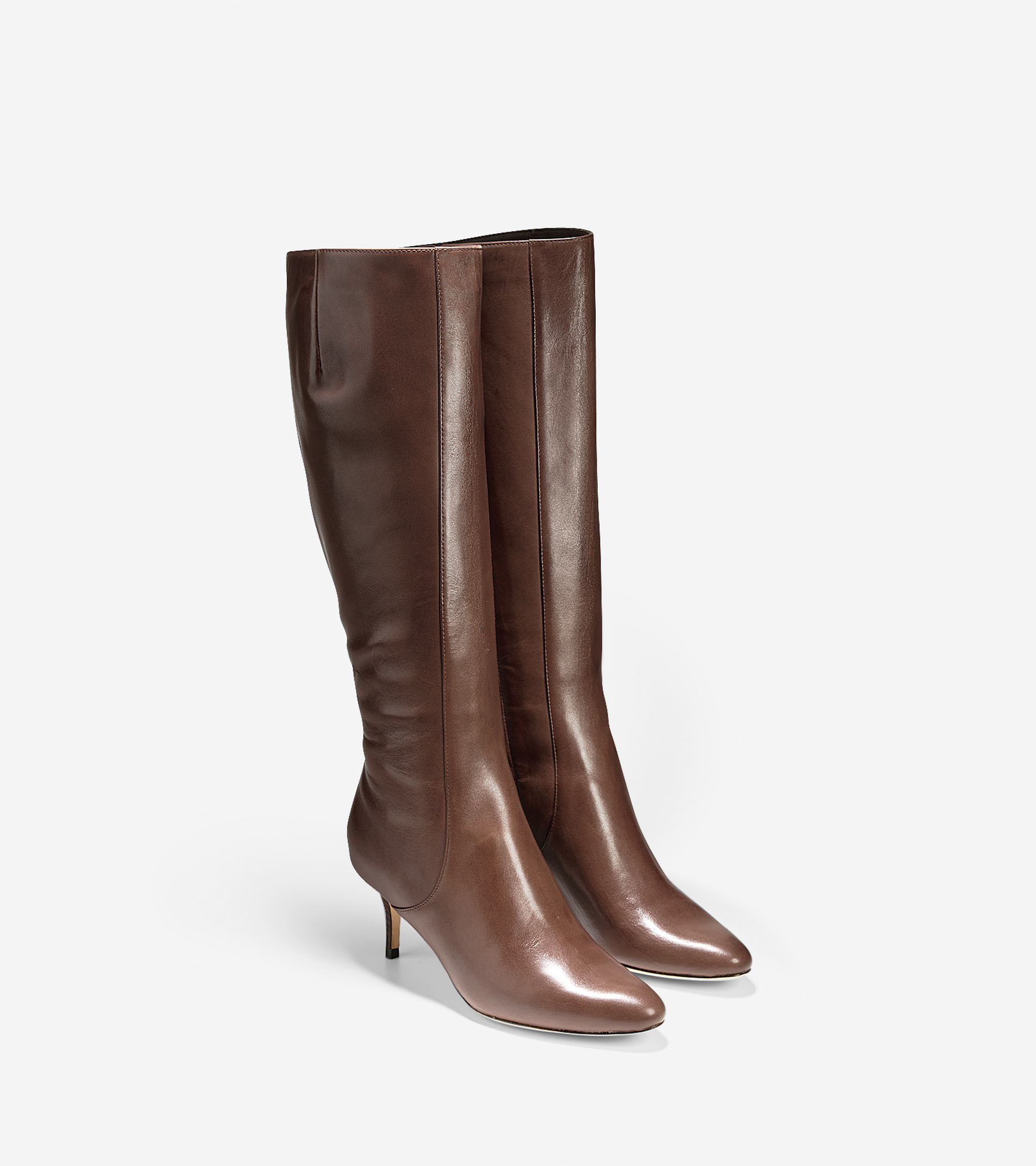 extended calf high heel boots
